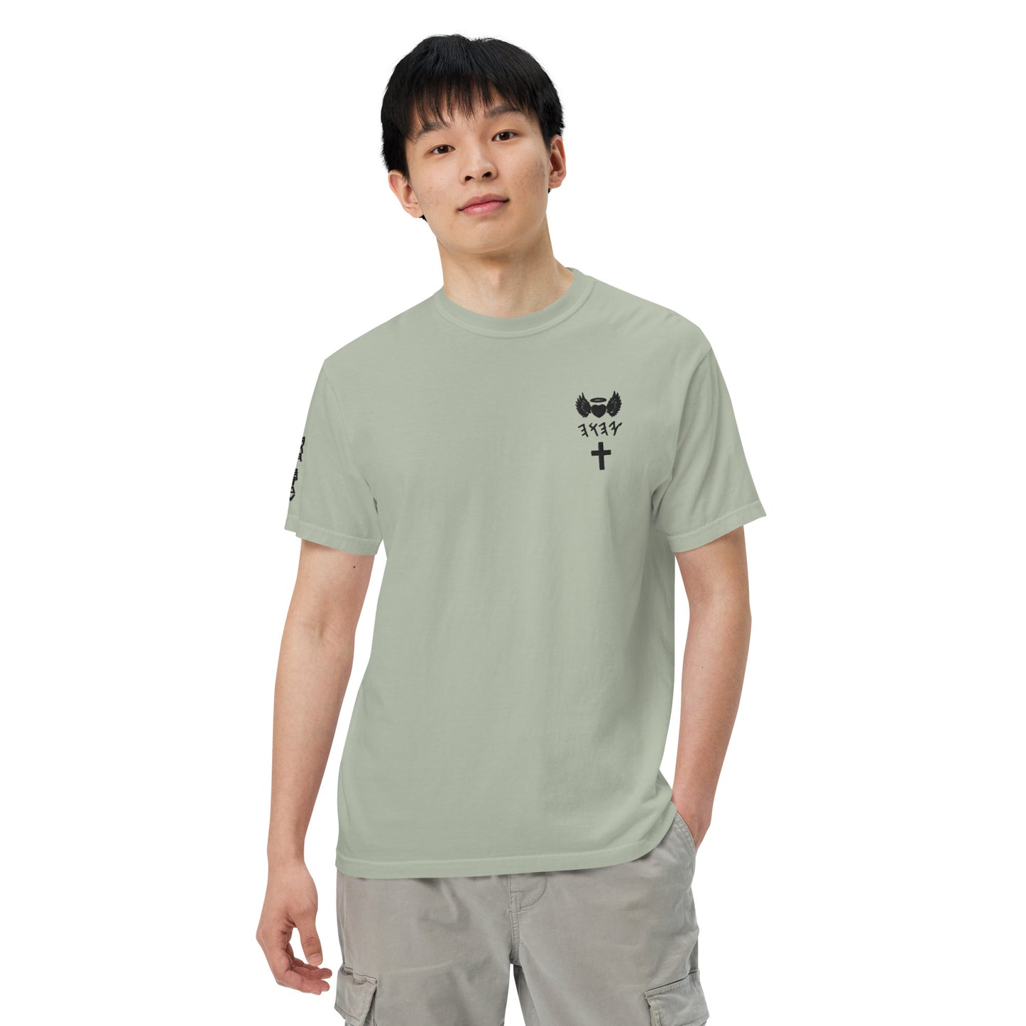 YAHUAH’s Temple S Unisex garment-dyed heavyweight t-shirt