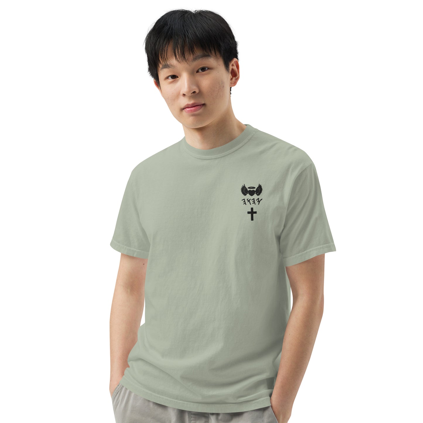 YAHUAH’s Temple S Unisex garment-dyed heavyweight t-shirt