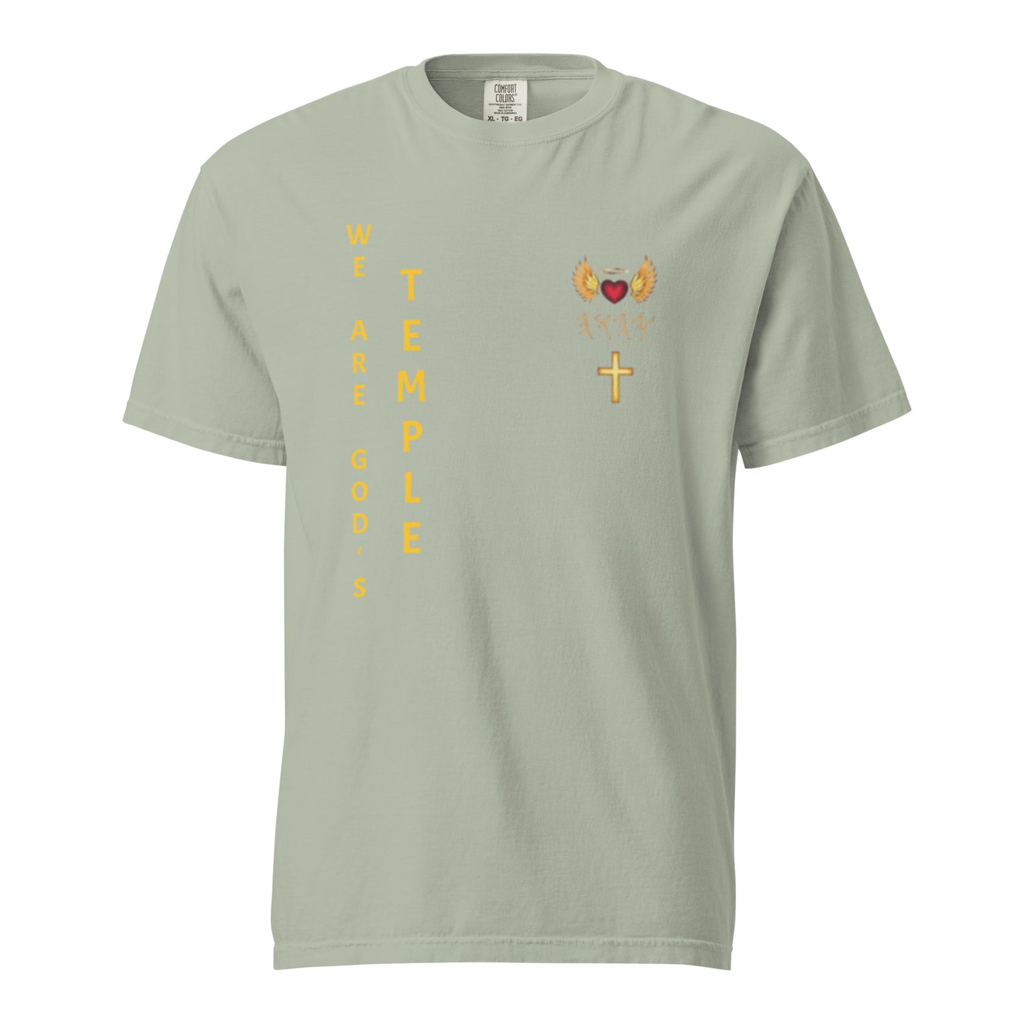 YAHUAH’s Temple S Unisex garment-dyed heavyweight t-shirt