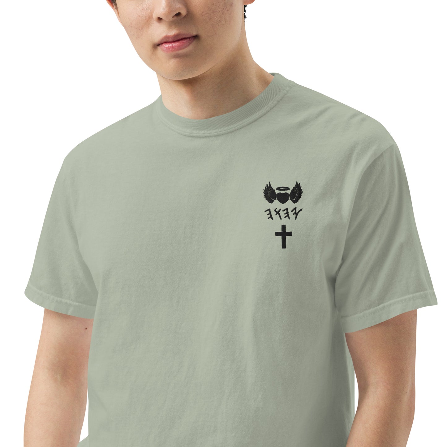 YAHUAH’s Temple S Unisex garment-dyed heavyweight t-shirt