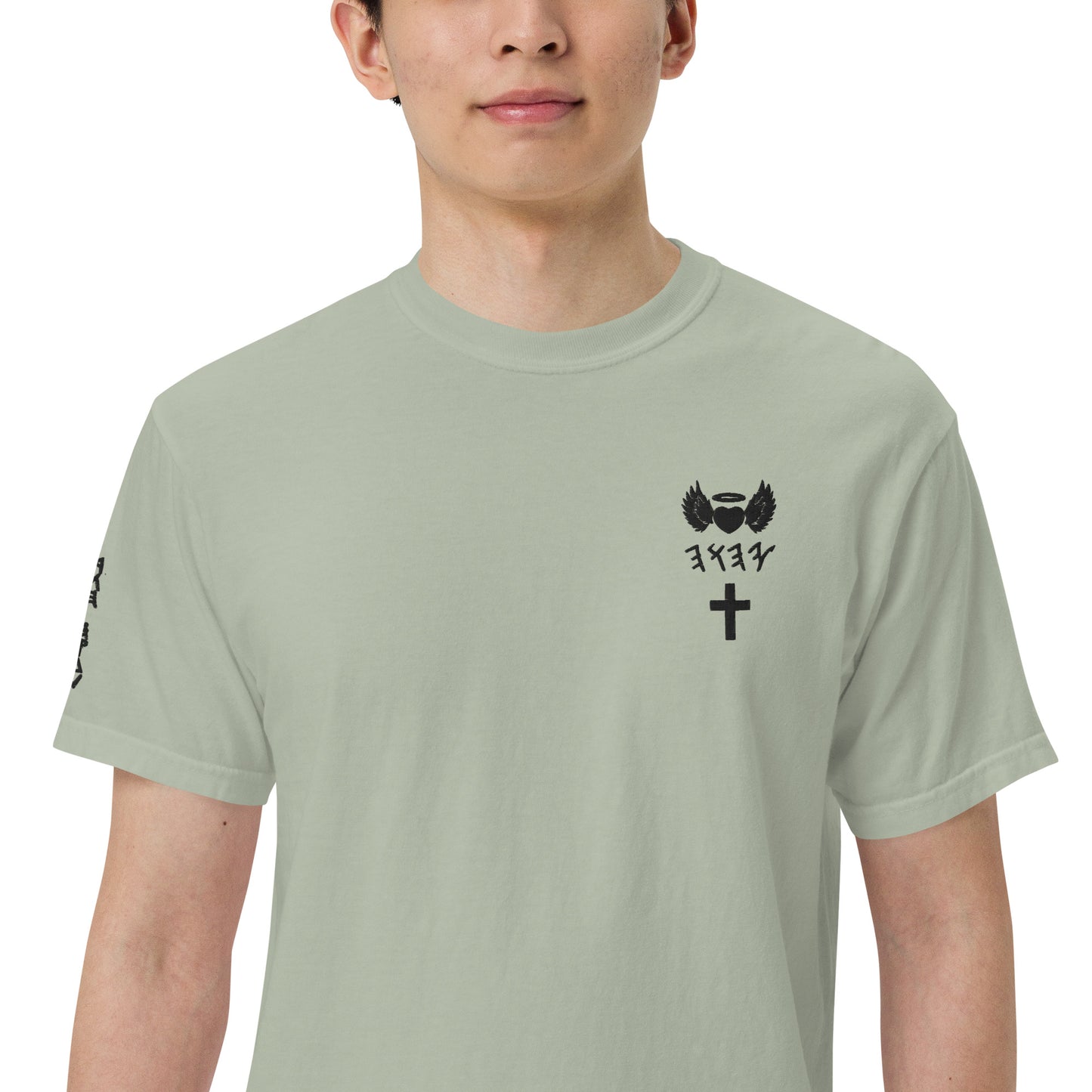 YAHUAH’s Temple S Unisex garment-dyed heavyweight t-shirt