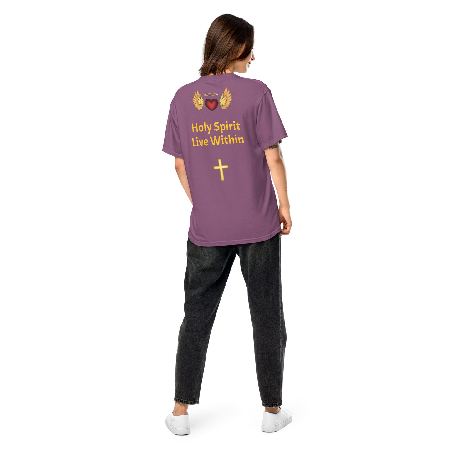 YAHUAH’s Temple S Unisex garment-dyed heavyweight t-shirt