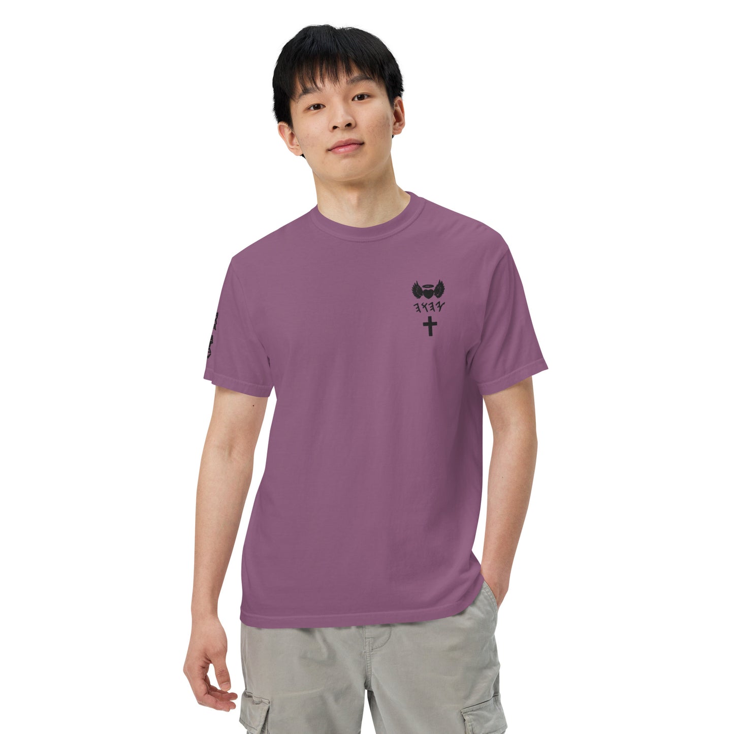 YAHUAH’s Temple S Unisex garment-dyed heavyweight t-shirt
