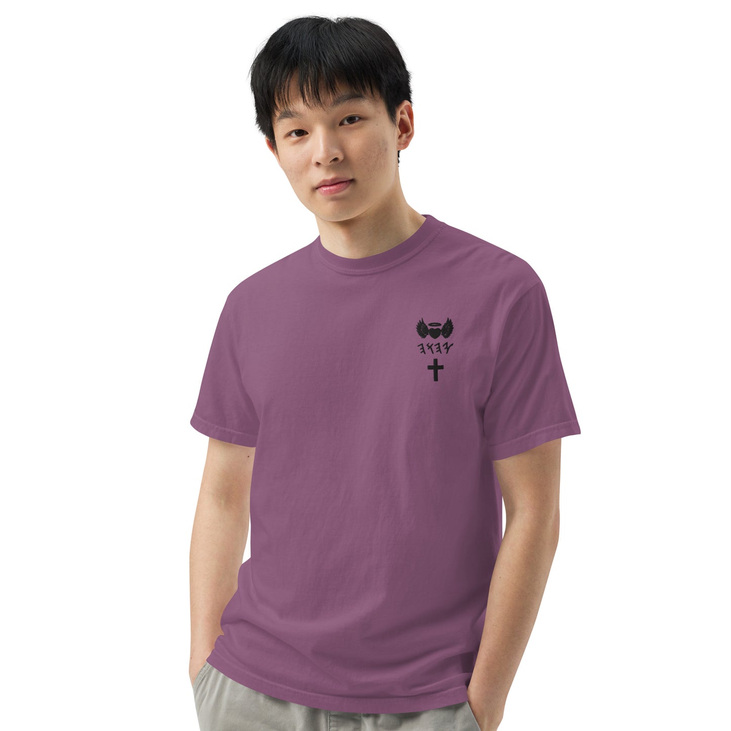 YAHUAH’s Temple S Unisex garment-dyed heavyweight t-shirt