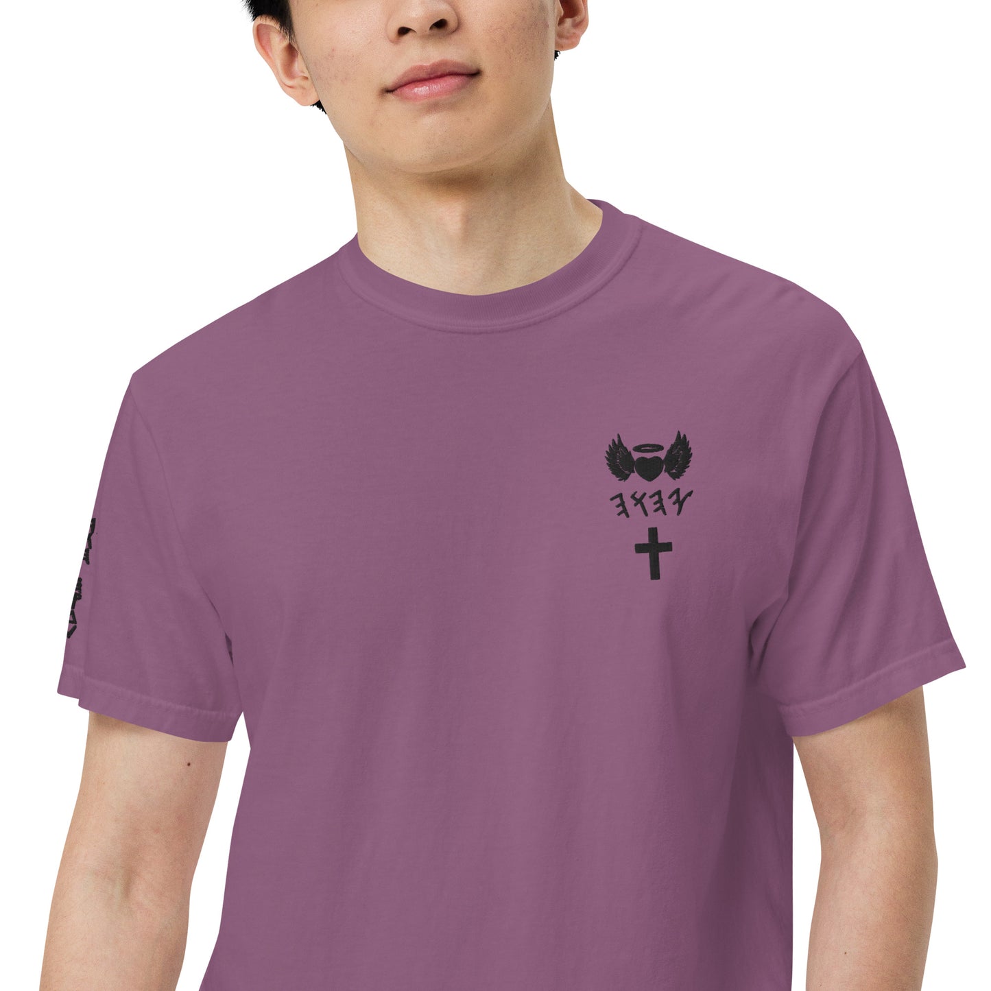 YAHUAH’s Temple S Unisex garment-dyed heavyweight t-shirt