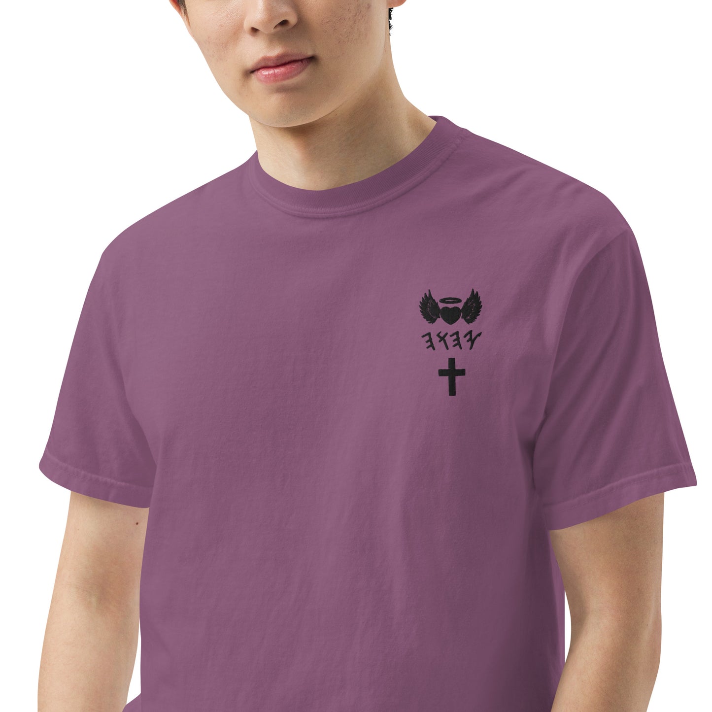 YAHUAH’s Temple S Unisex garment-dyed heavyweight t-shirt