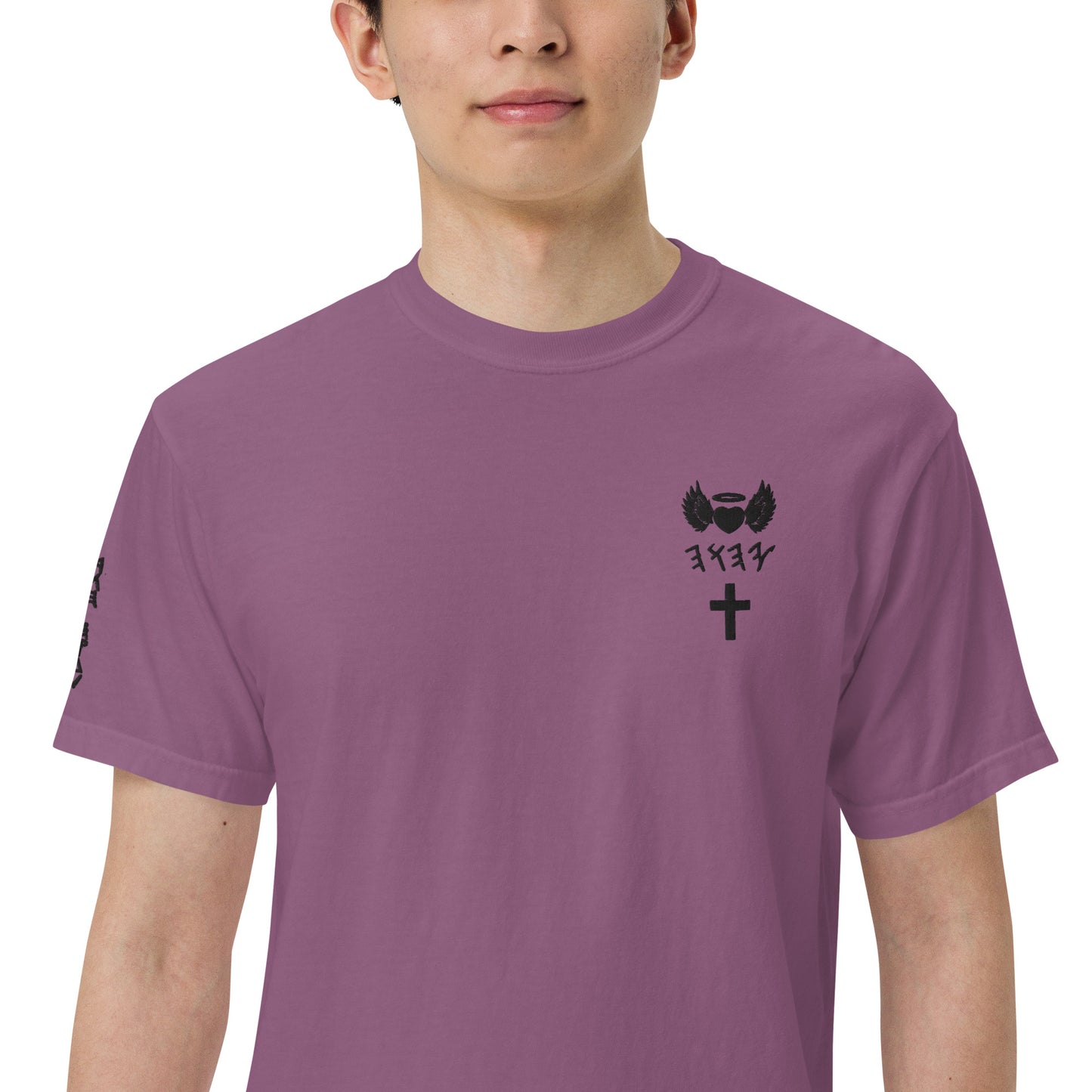 YAHUAH’s Temple S Unisex garment-dyed heavyweight t-shirt