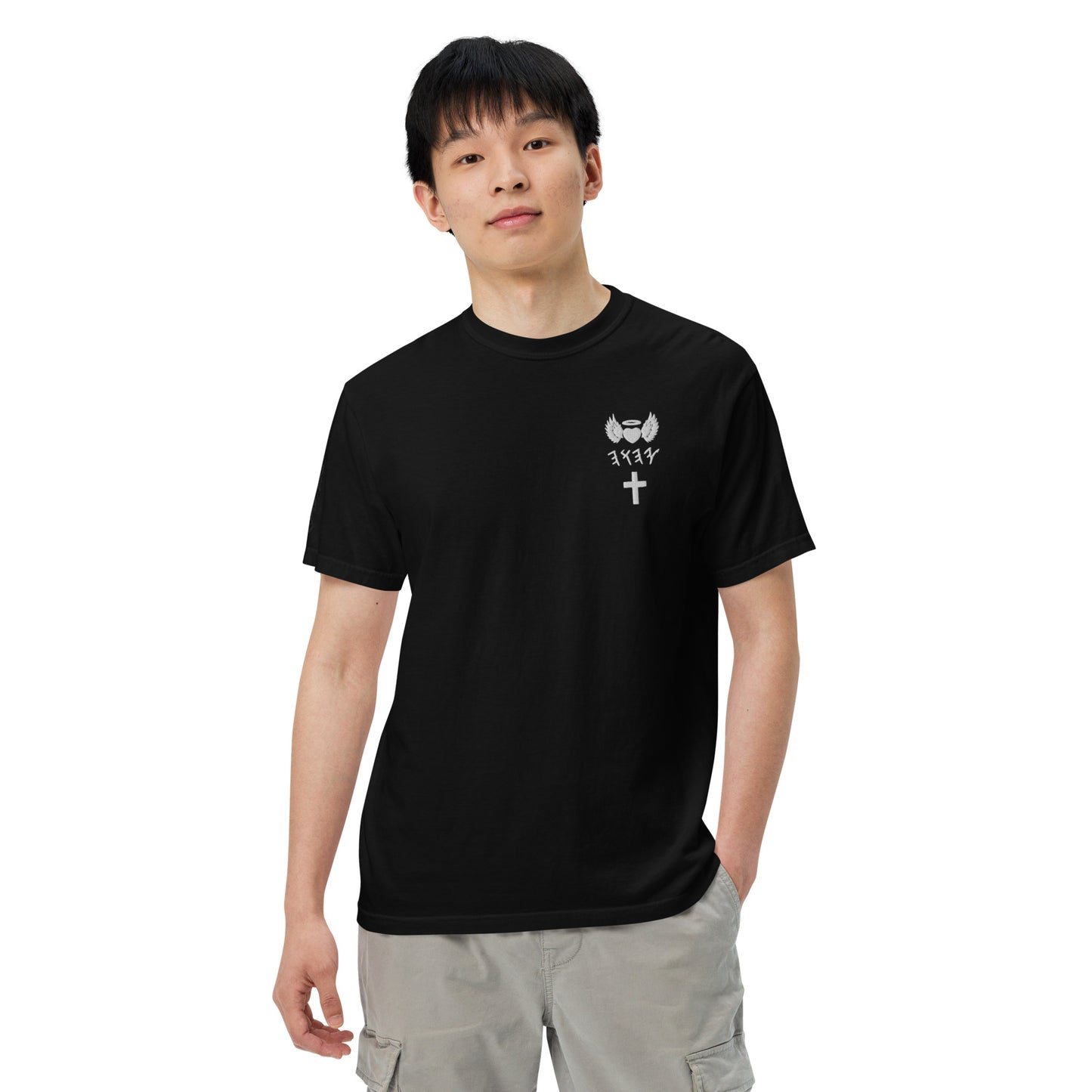YAHUAH’s Temple S Unisex garment-dyed heavyweight t-shirt
