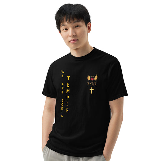 YAHUAH’s Temple S Unisex garment-dyed heavyweight t-shirt
