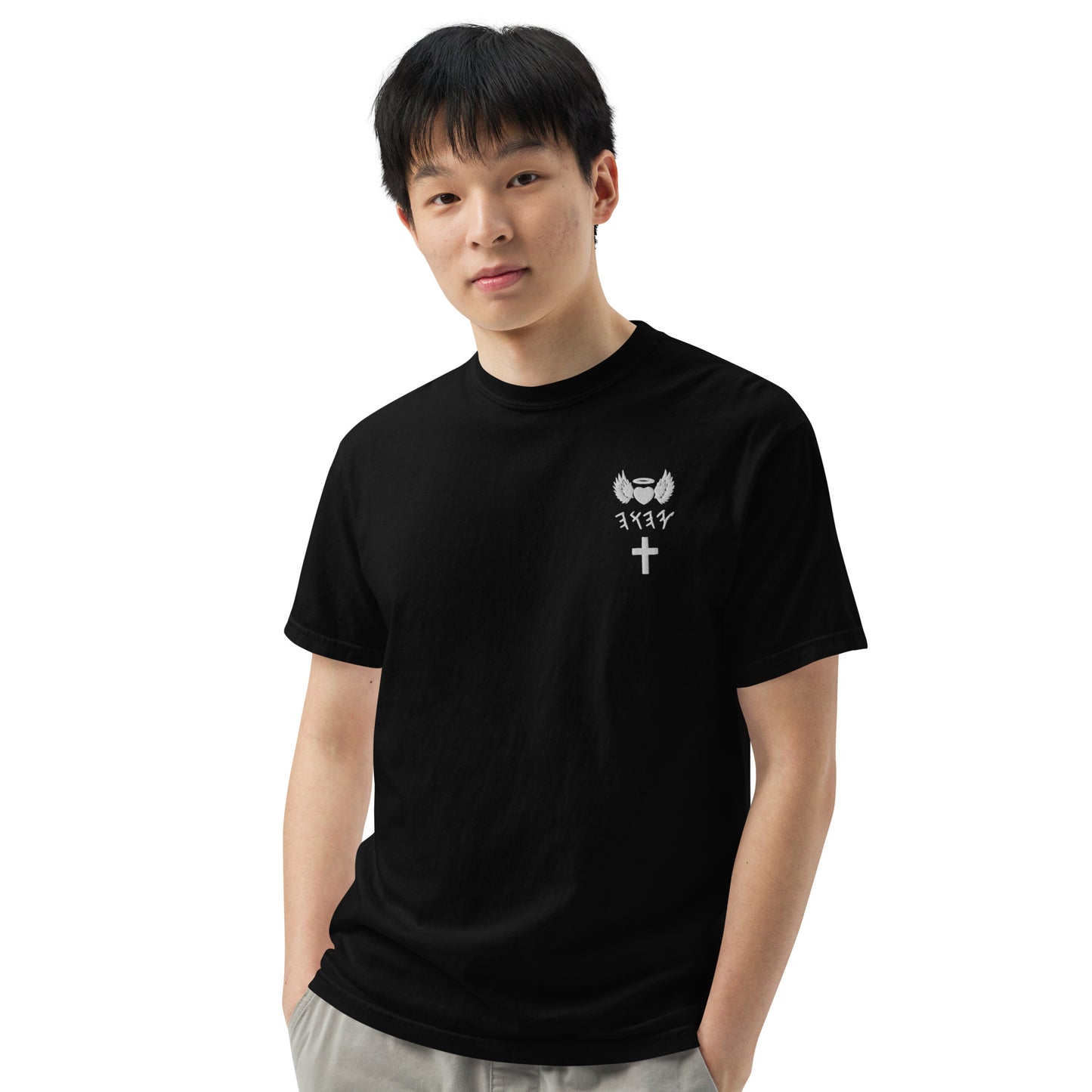 YAHUAH’s Temple S Unisex garment-dyed heavyweight t-shirt