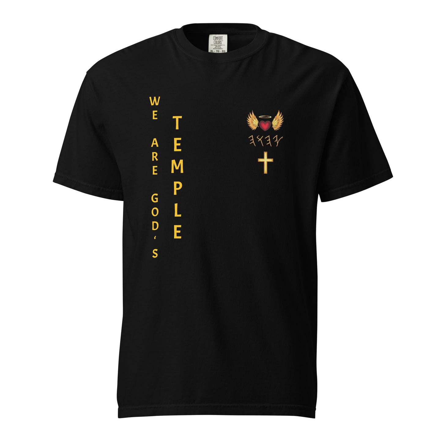YAHUAH’s Temple S Unisex garment-dyed heavyweight t-shirt