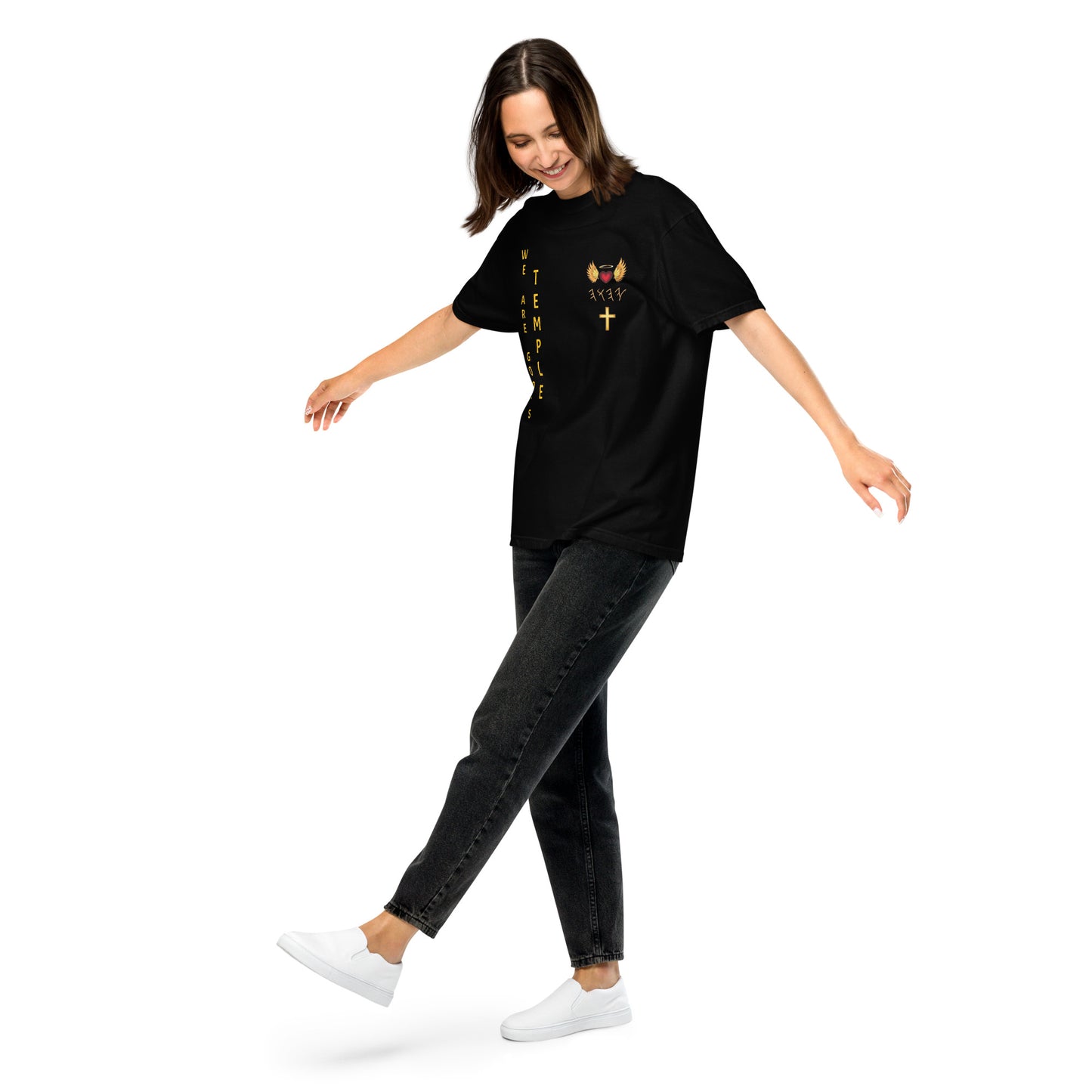 YAHUAH’s Temple S Unisex garment-dyed heavyweight t-shirt