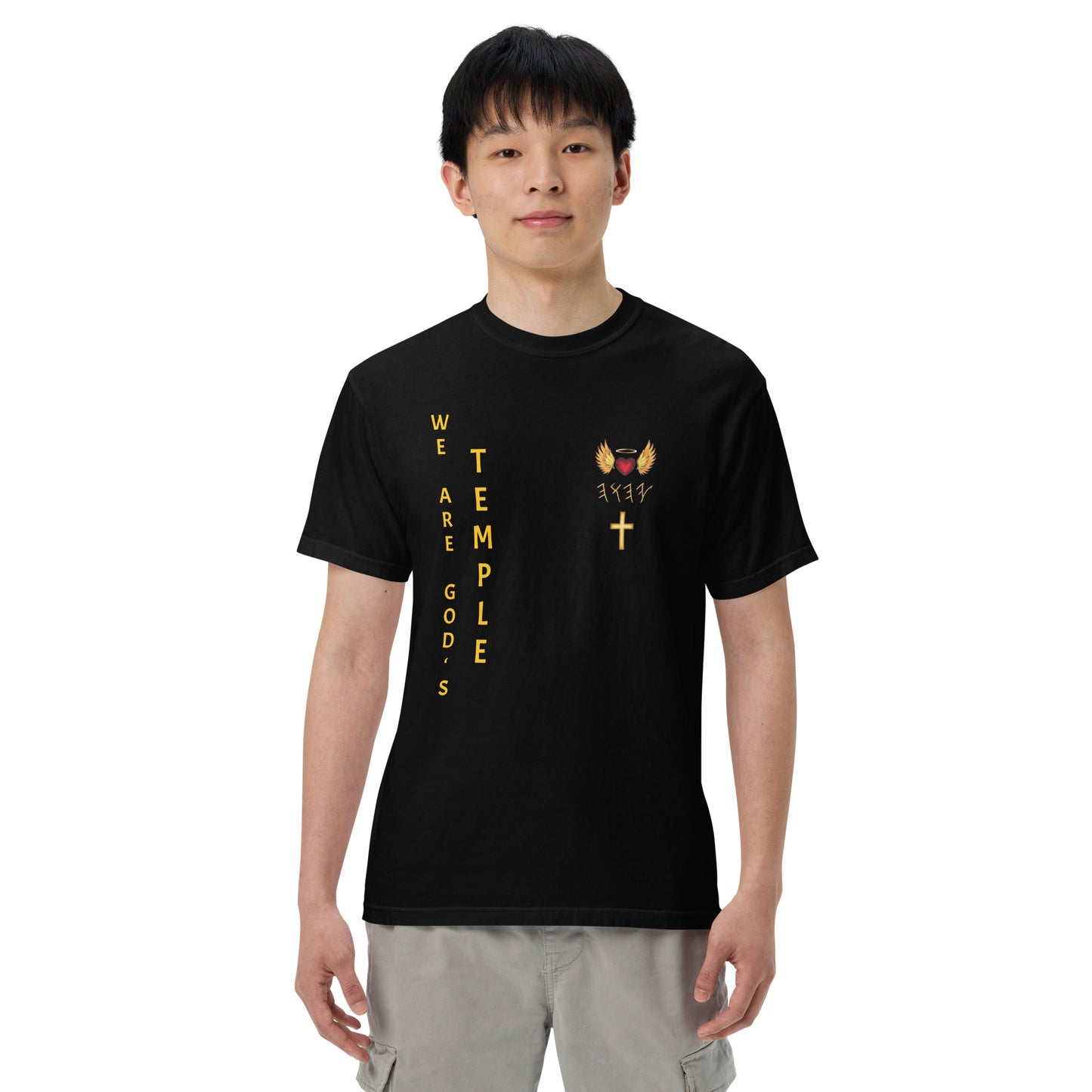 YAHUAH’s Temple S Unisex garment-dyed heavyweight t-shirt