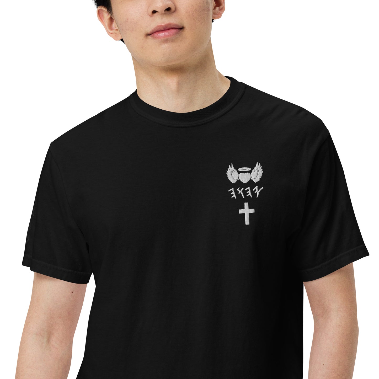 YAHUAH’s Temple S Unisex garment-dyed heavyweight t-shirt