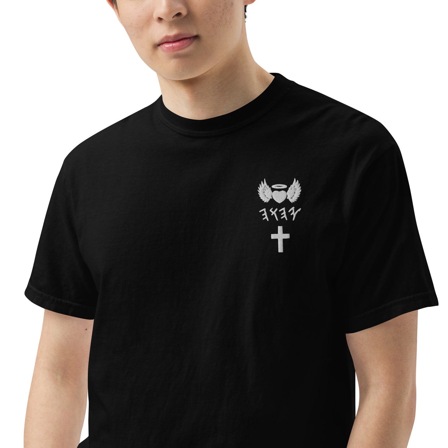 YAHUAH’s Temple S Unisex garment-dyed heavyweight t-shirt