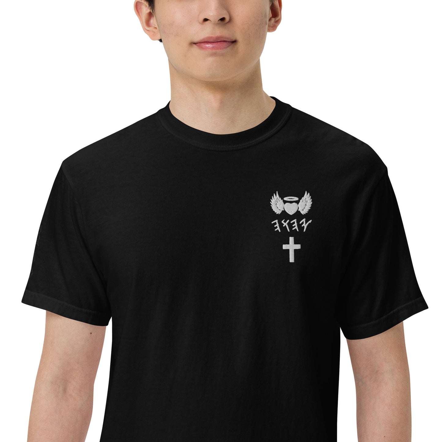 YAHUAH’s Temple S Unisex garment-dyed heavyweight t-shirt