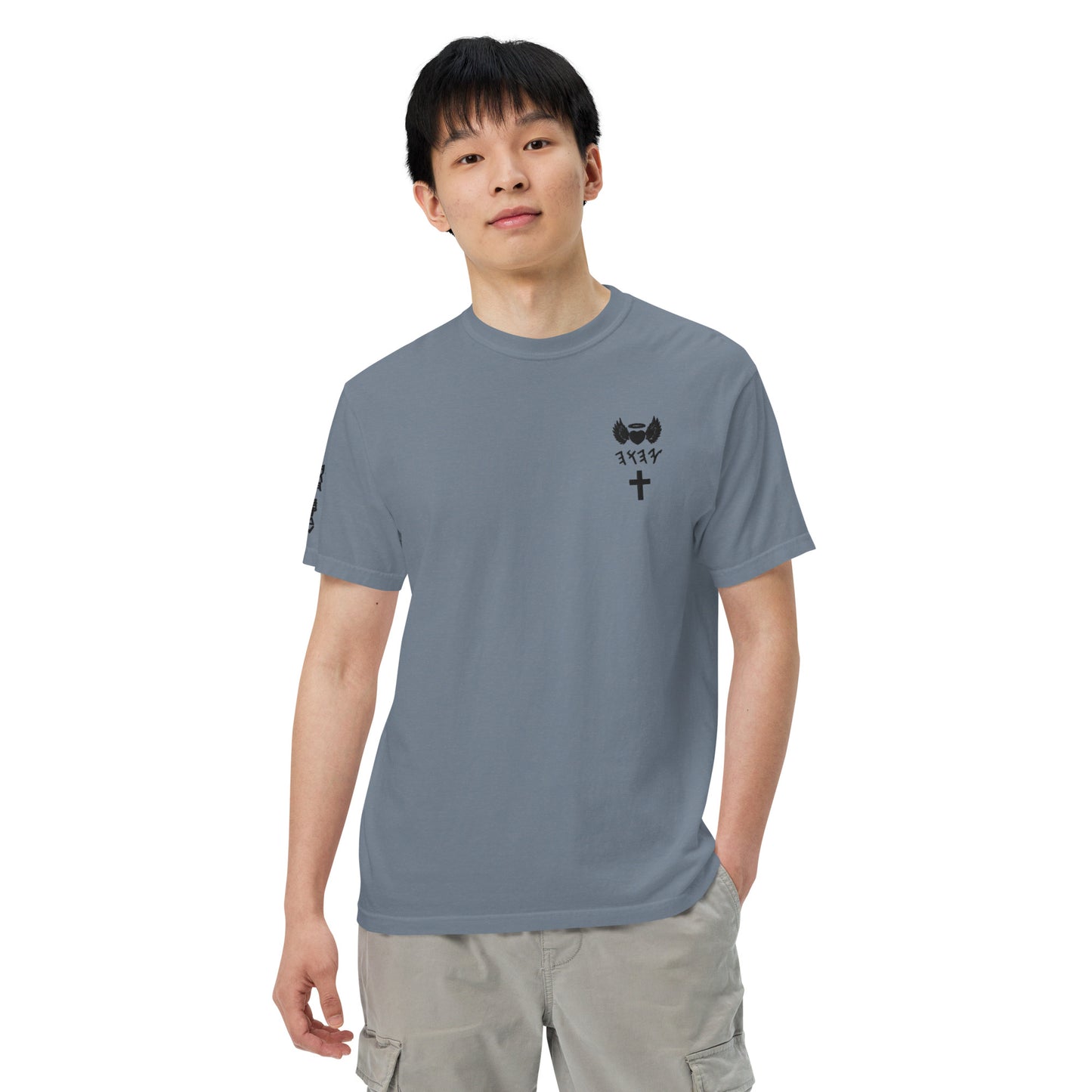 YAHUAH’s Temple S Unisex garment-dyed heavyweight t-shirt
