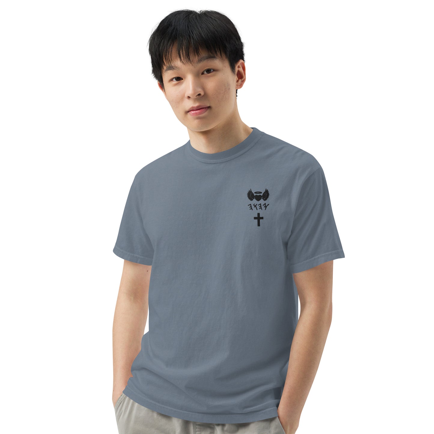 YAHUAH’s Temple S Unisex garment-dyed heavyweight t-shirt
