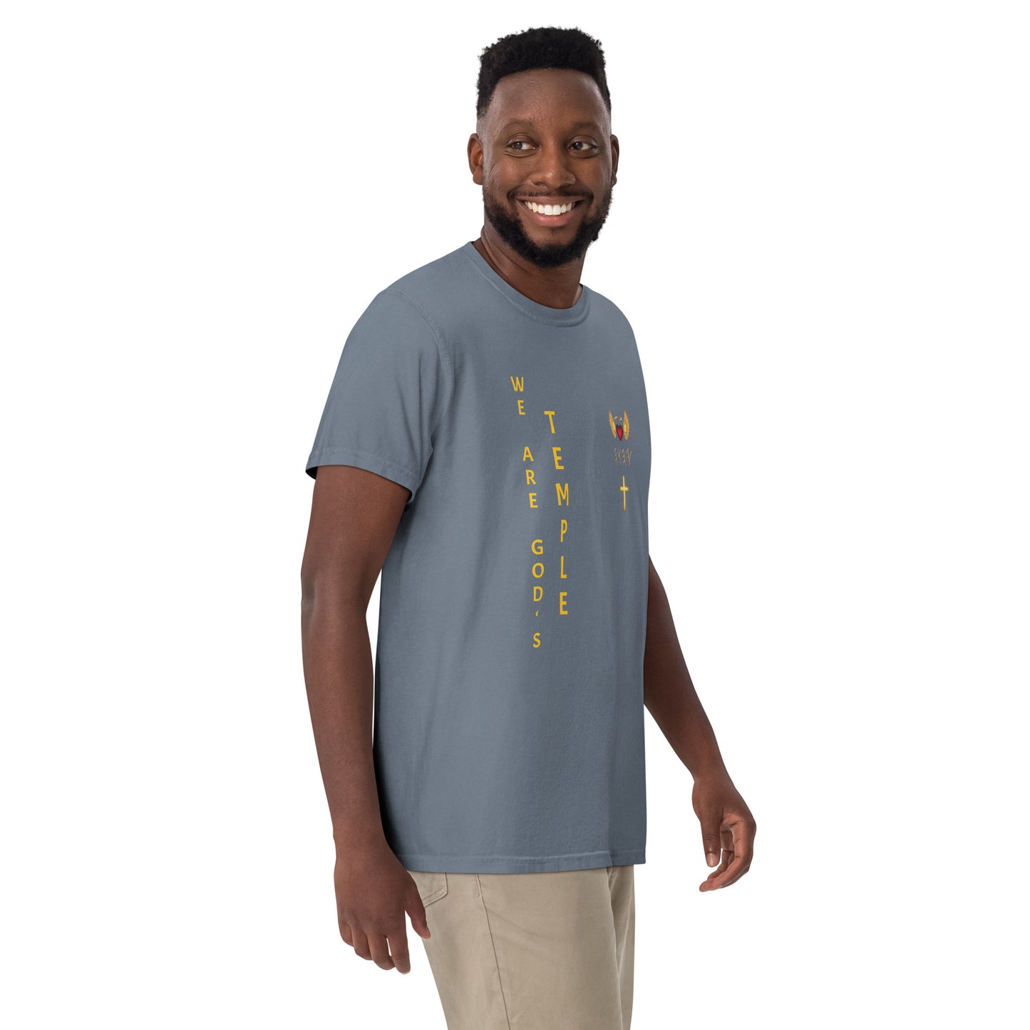 YAHUAH’s Temple S Unisex garment-dyed heavyweight t-shirt