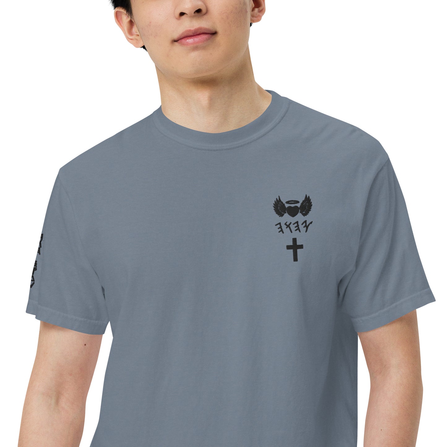 YAHUAH’s Temple S Unisex garment-dyed heavyweight t-shirt
