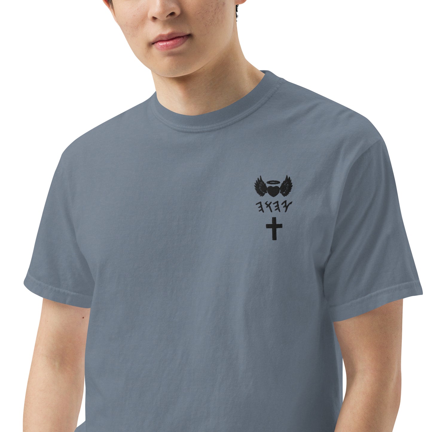 YAHUAH’s Temple S Unisex garment-dyed heavyweight t-shirt