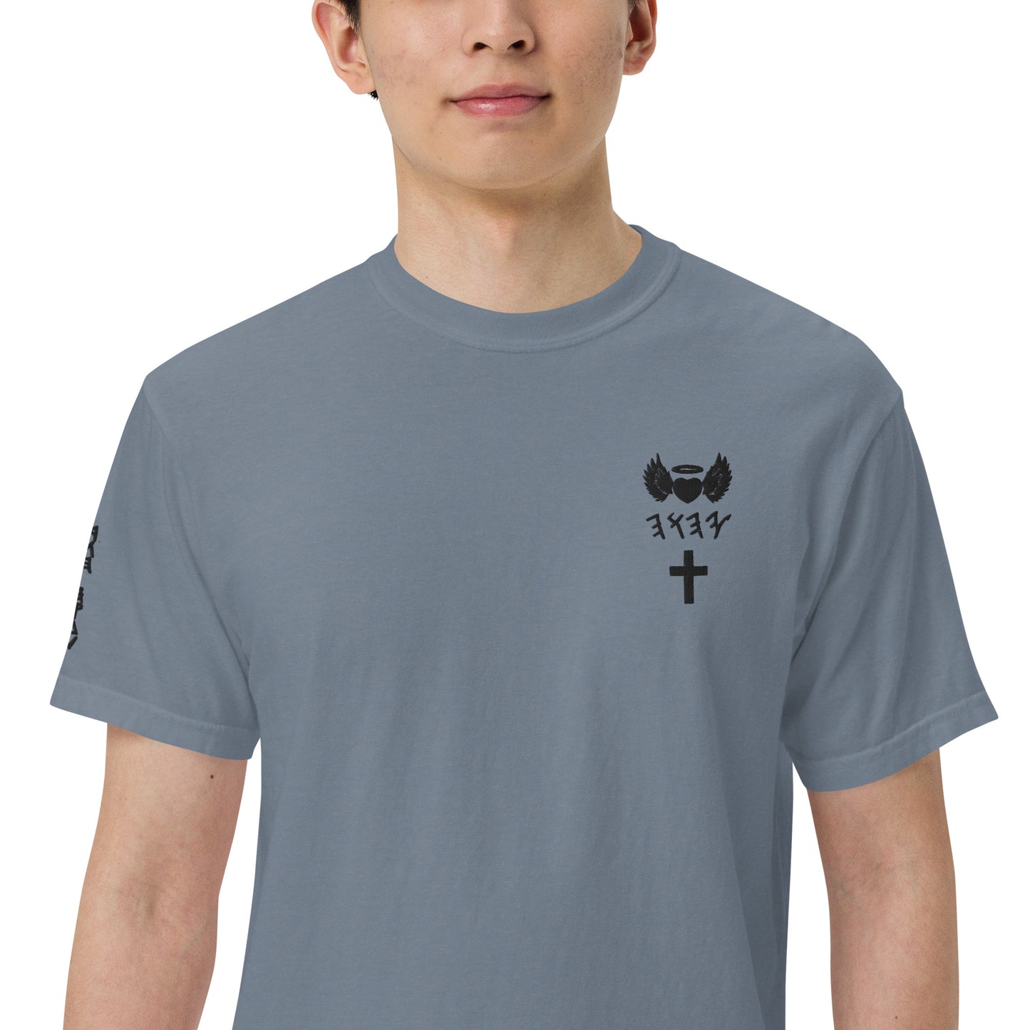 YAHUAH’s Temple S Unisex garment-dyed heavyweight t-shirt