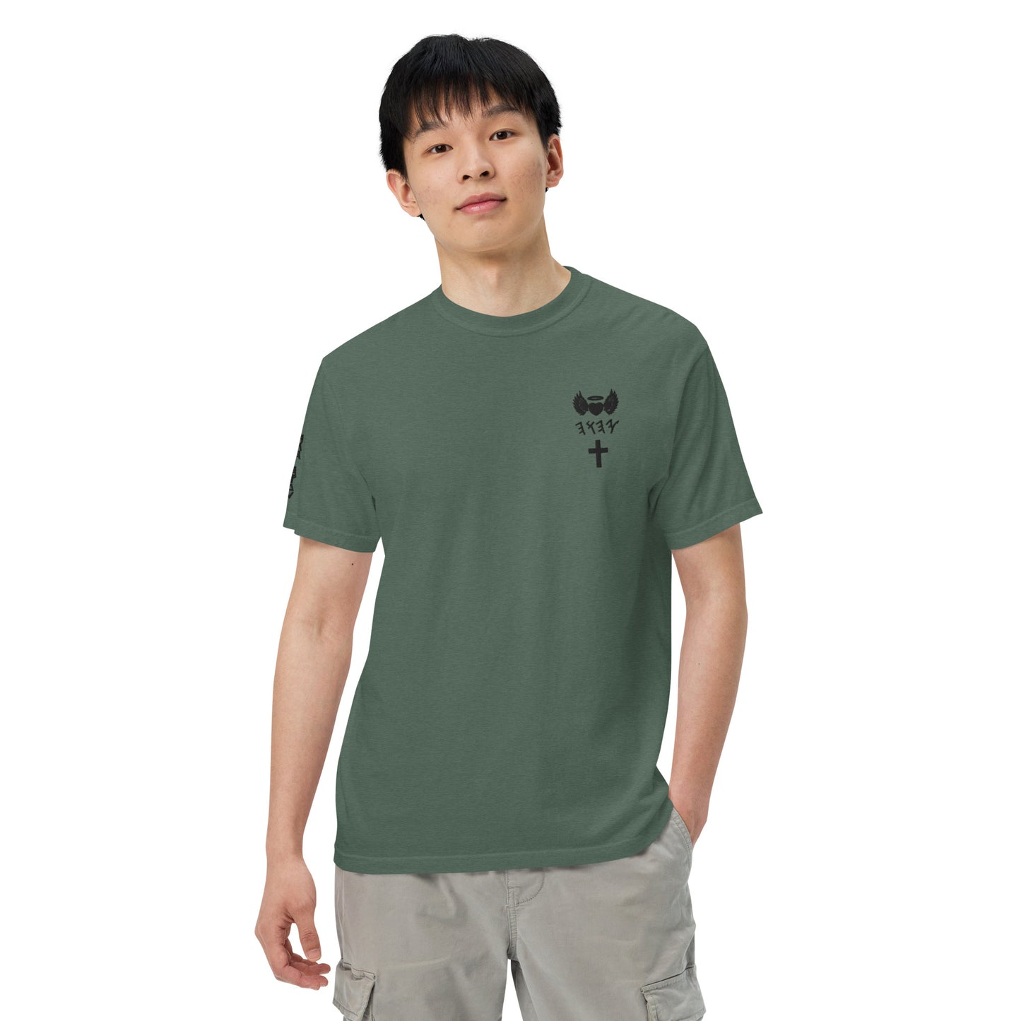 YAHUAH’s Temple S Unisex garment-dyed heavyweight t-shirt