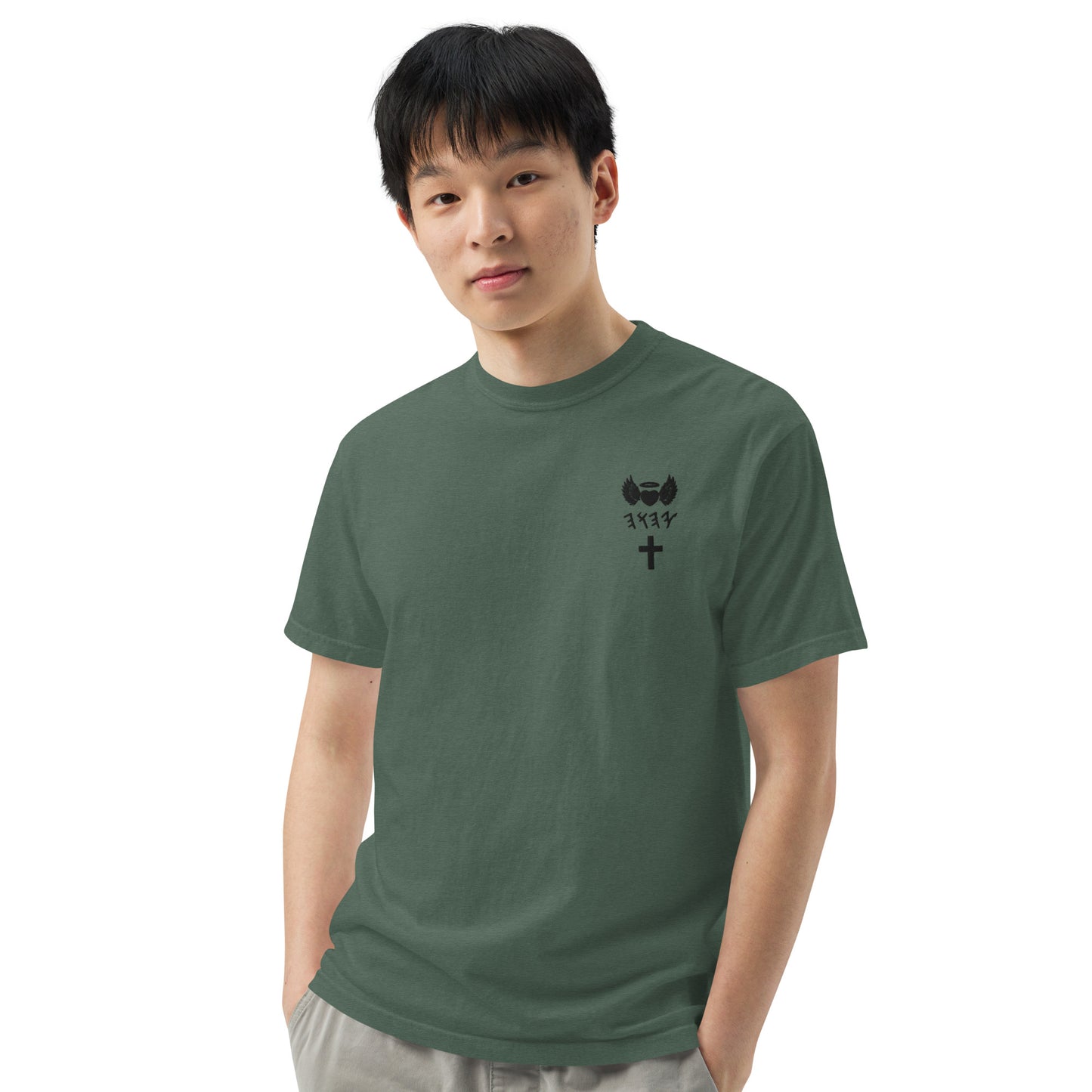 YAHUAH’s Temple S Unisex garment-dyed heavyweight t-shirt