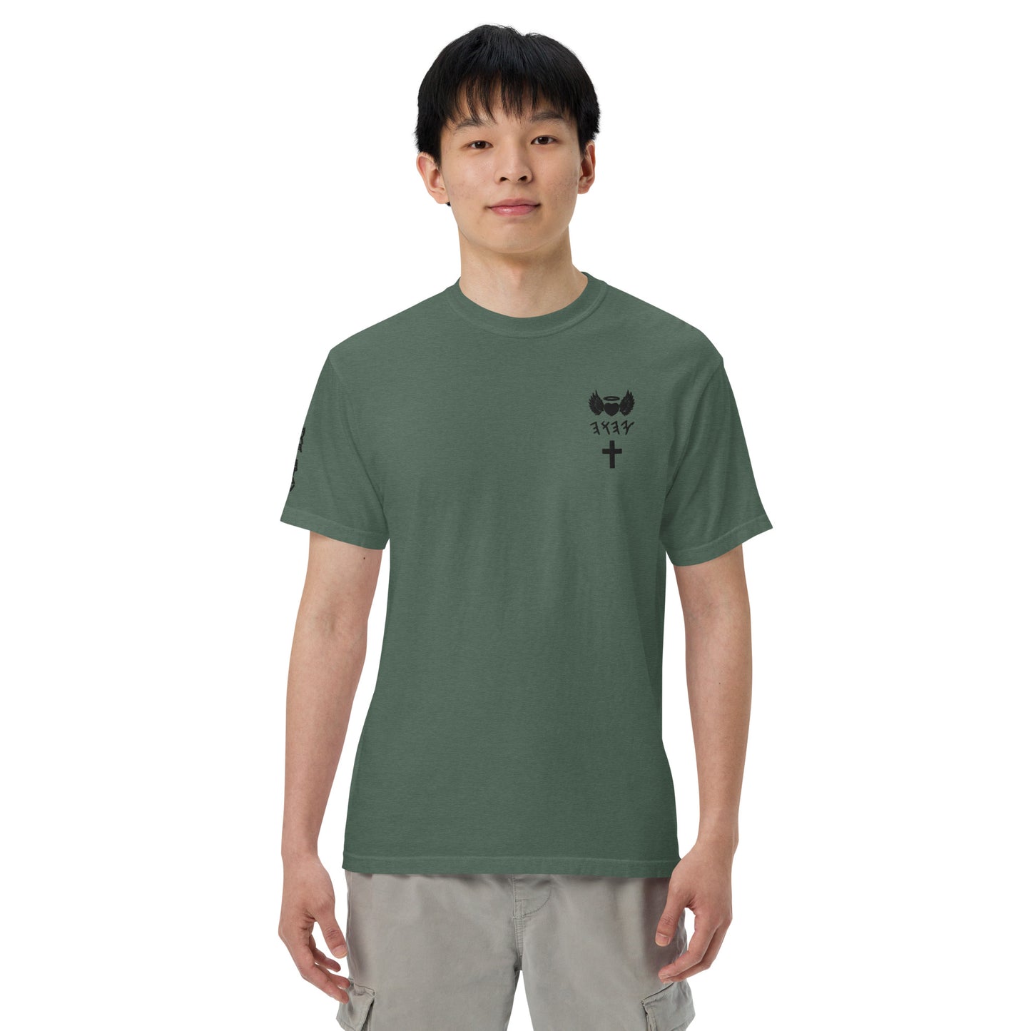 YAHUAH’s Temple S Unisex garment-dyed heavyweight t-shirt