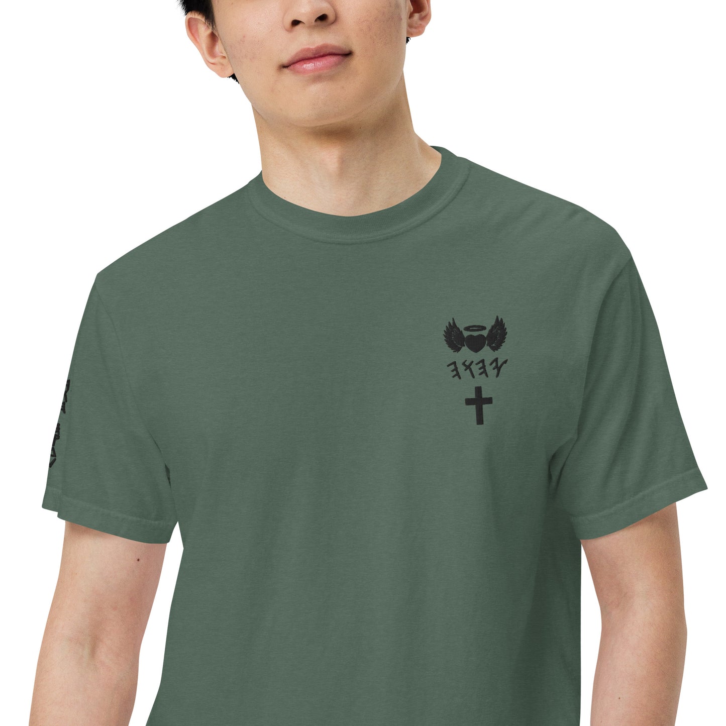 YAHUAH’s Temple S Unisex garment-dyed heavyweight t-shirt