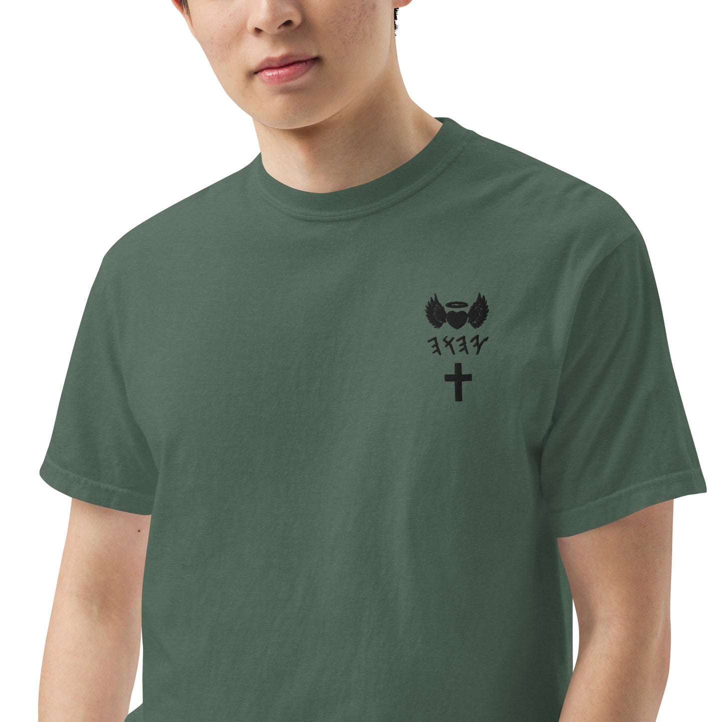 YAHUAH’s Temple S Unisex garment-dyed heavyweight t-shirt