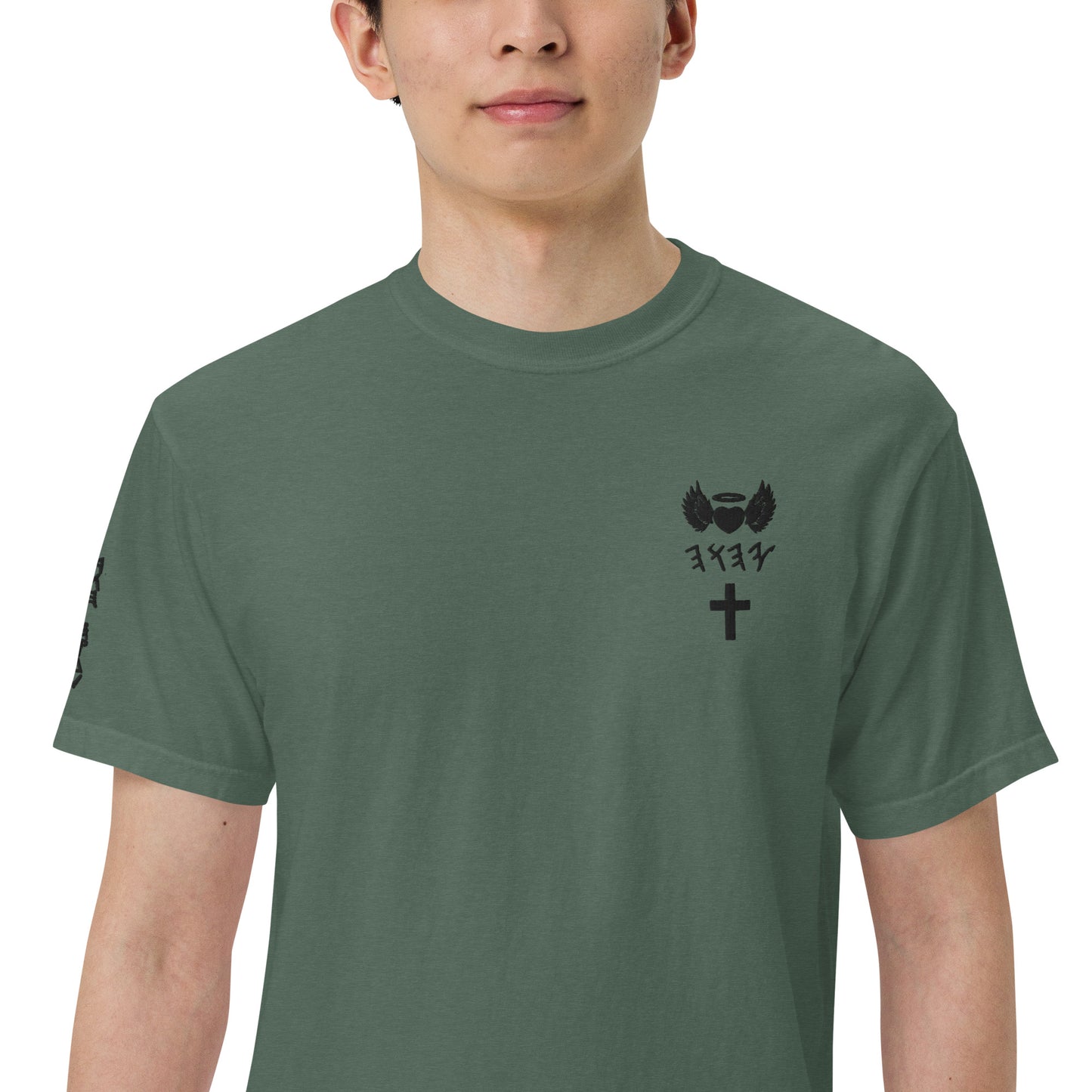 YAHUAH’s Temple S Unisex garment-dyed heavyweight t-shirt