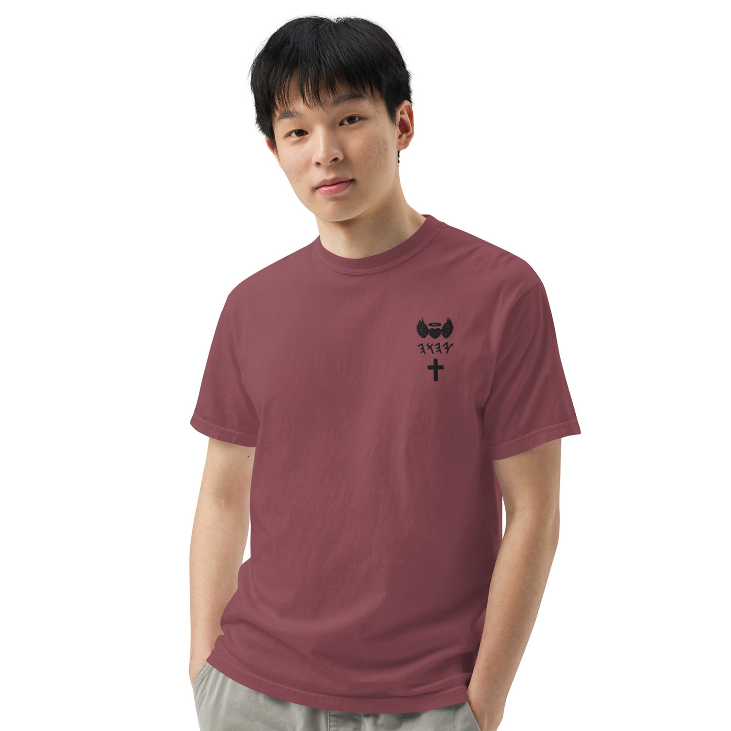 YAHUAH’s Temple S Unisex garment-dyed heavyweight t-shirt