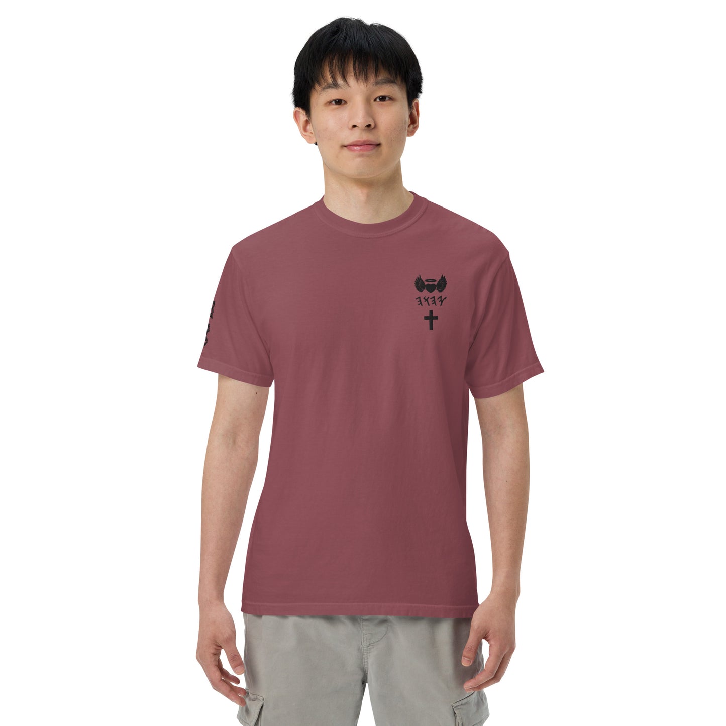 YAHUAH’s Temple S Unisex garment-dyed heavyweight t-shirt