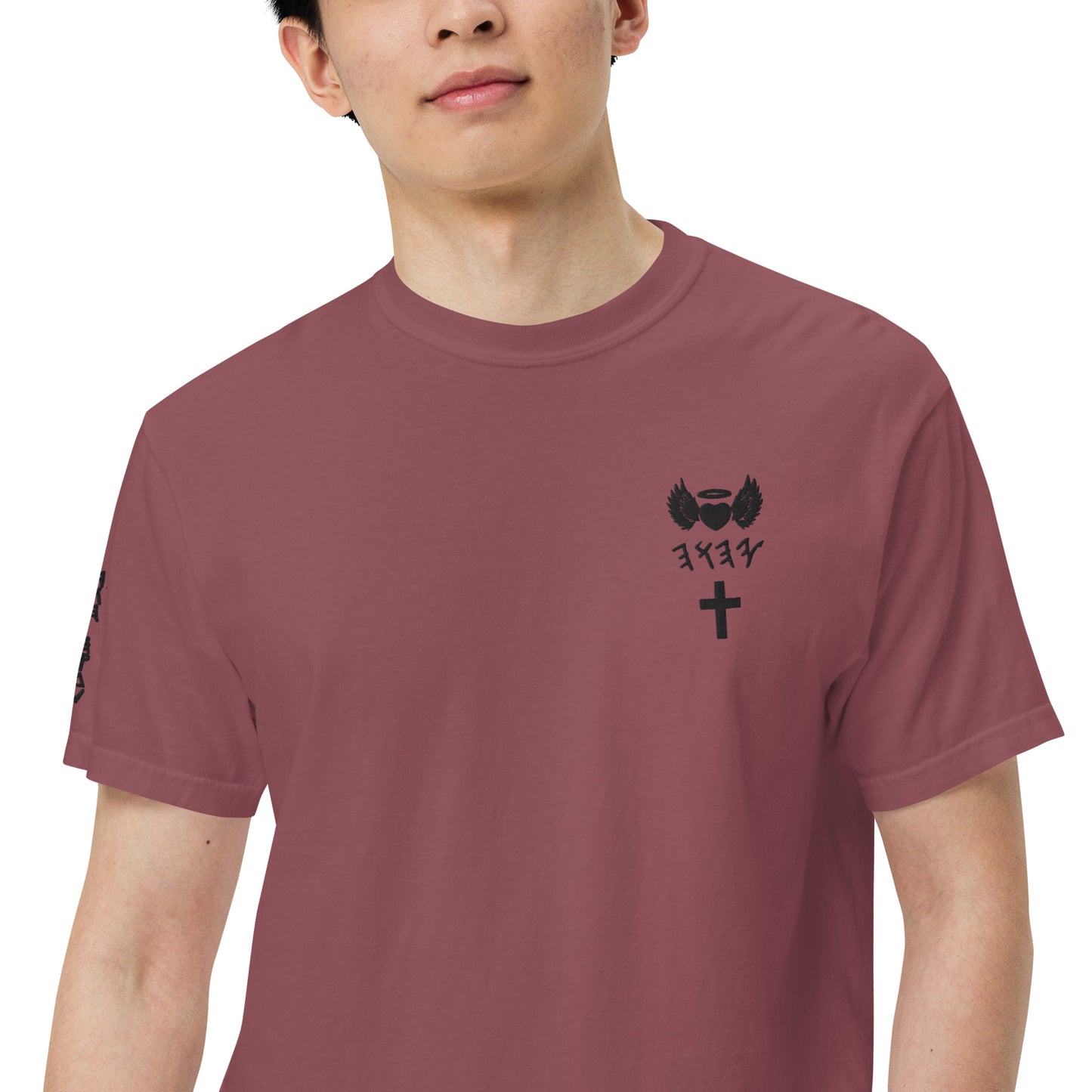 YAHUAH’s Temple S Unisex garment-dyed heavyweight t-shirt