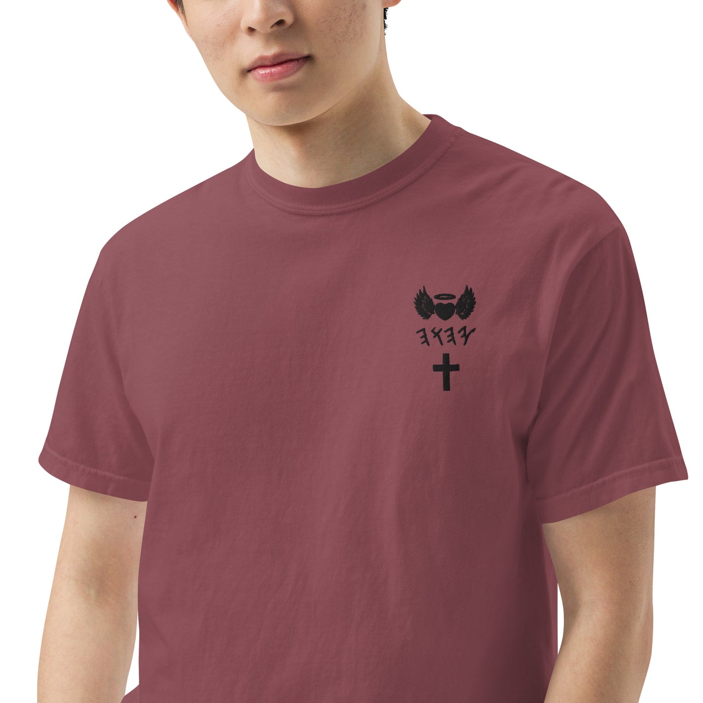 YAHUAH’s Temple S Unisex garment-dyed heavyweight t-shirt