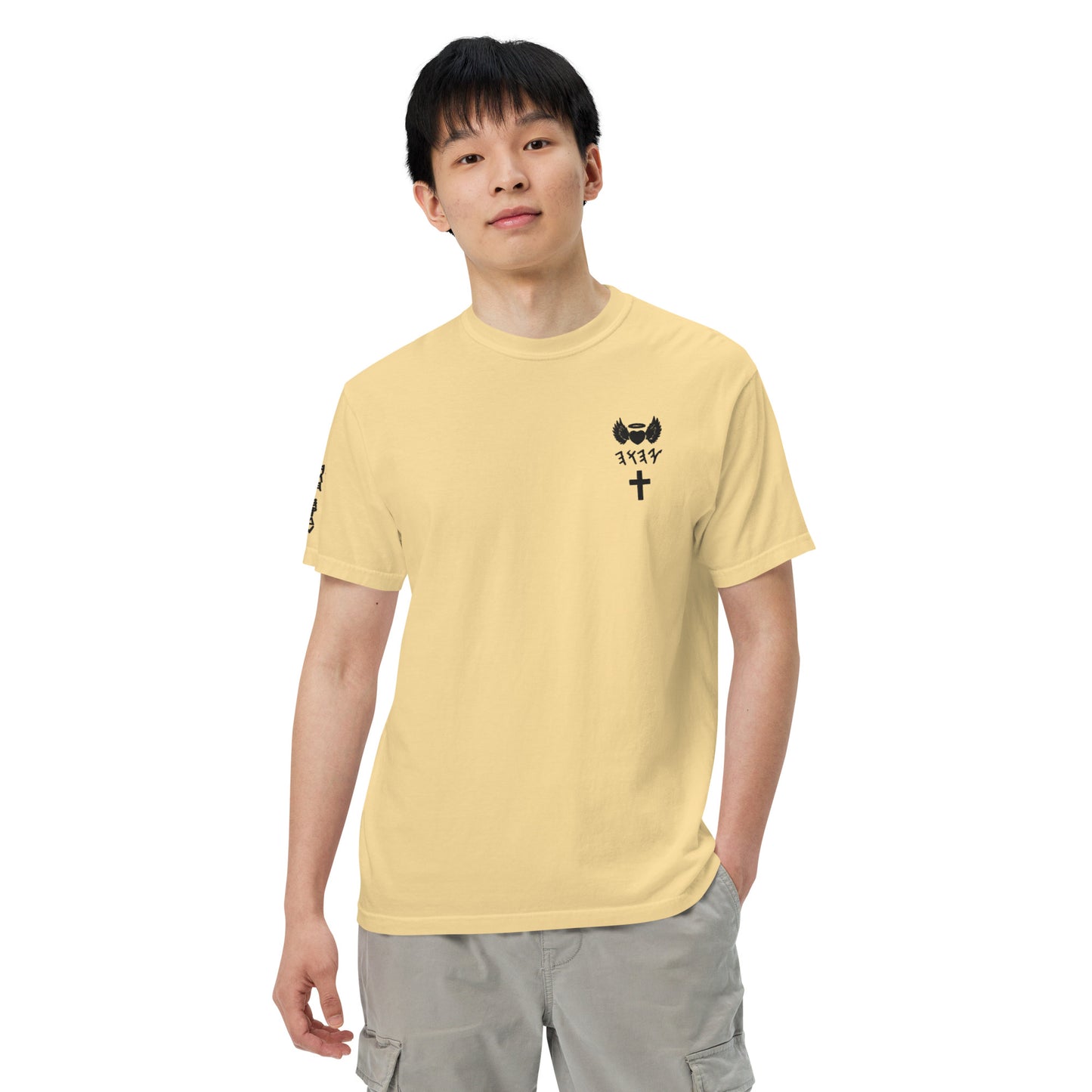 YAHUAH’s Temple S Unisex garment-dyed heavyweight t-shirt