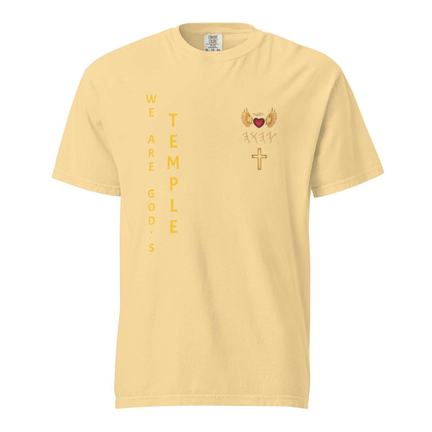 YAHUAH’s Temple S Unisex garment-dyed heavyweight t-shirt