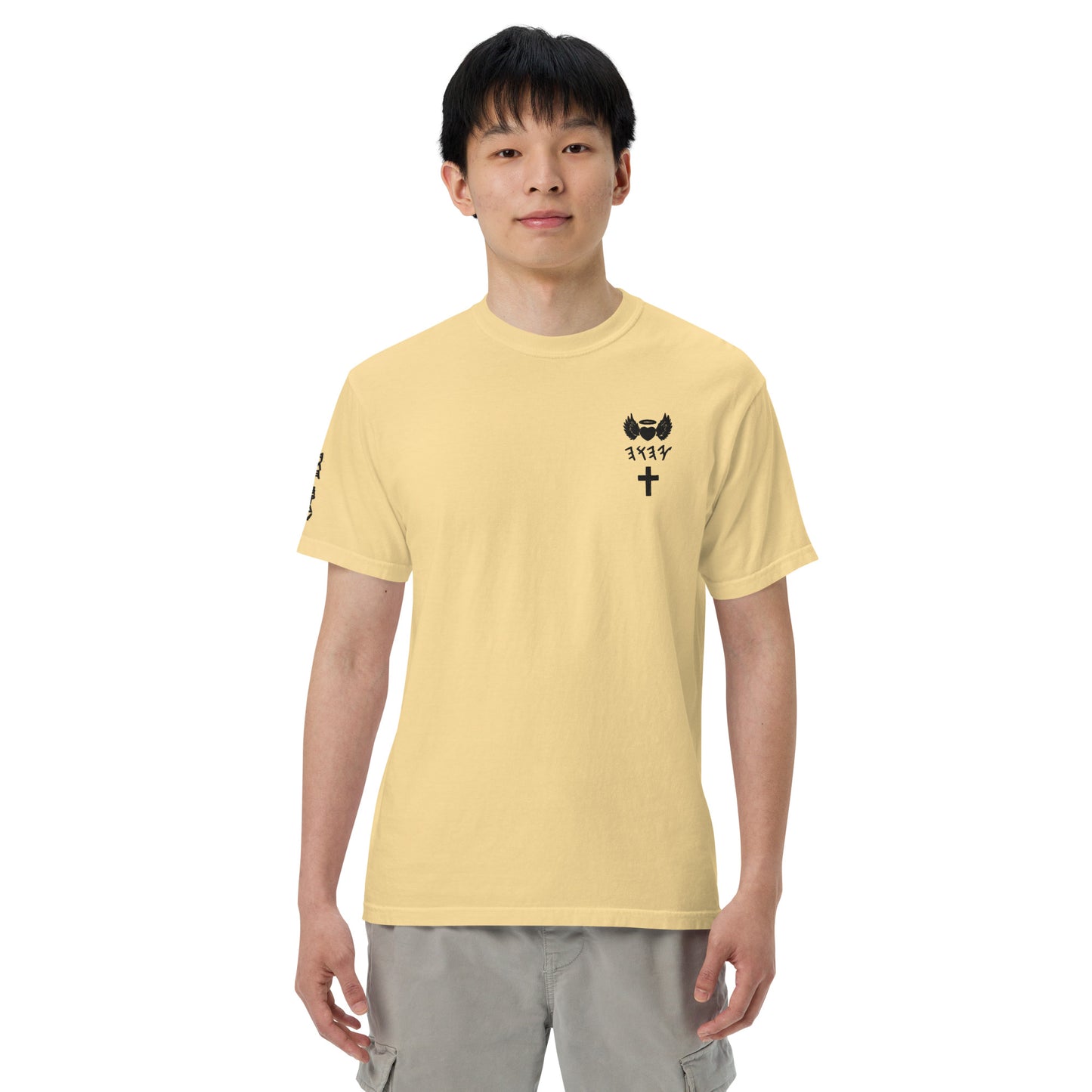 YAHUAH’s Temple S Unisex garment-dyed heavyweight t-shirt