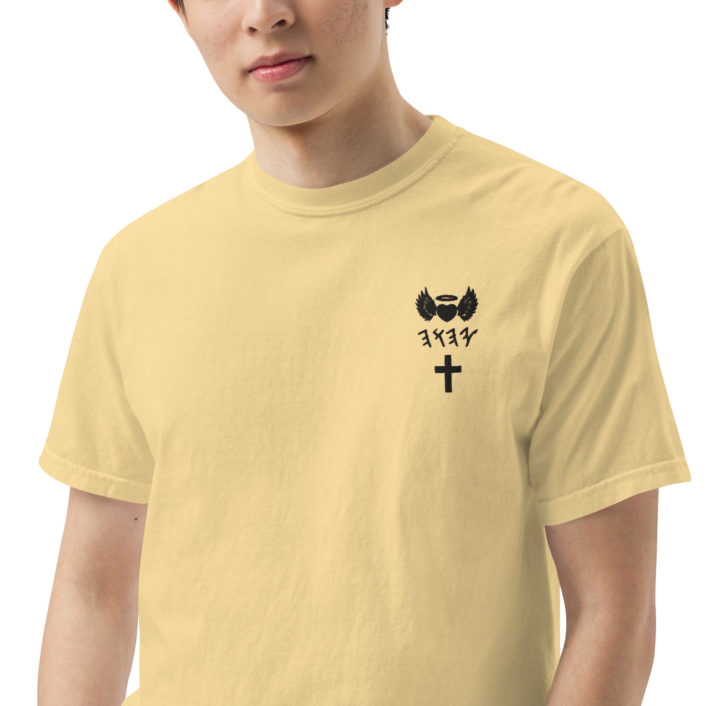 YAHUAH’s Temple S Unisex garment-dyed heavyweight t-shirt