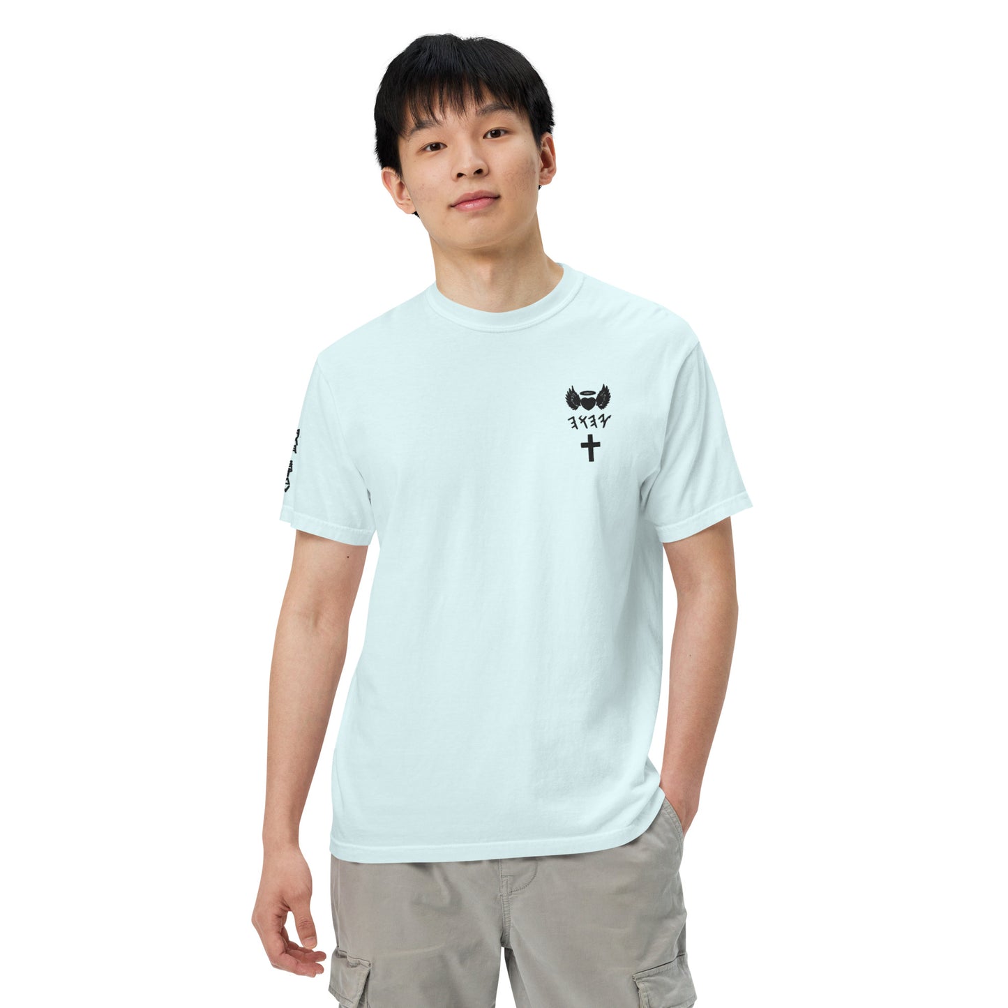 YAHUAH’s Temple S Unisex garment-dyed heavyweight t-shirt