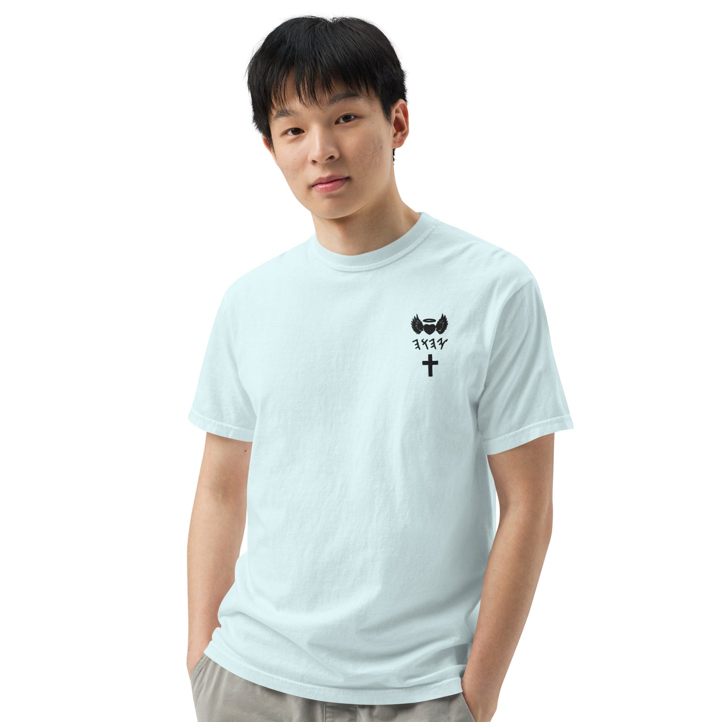 YAHUAH’s Temple S Unisex garment-dyed heavyweight t-shirt