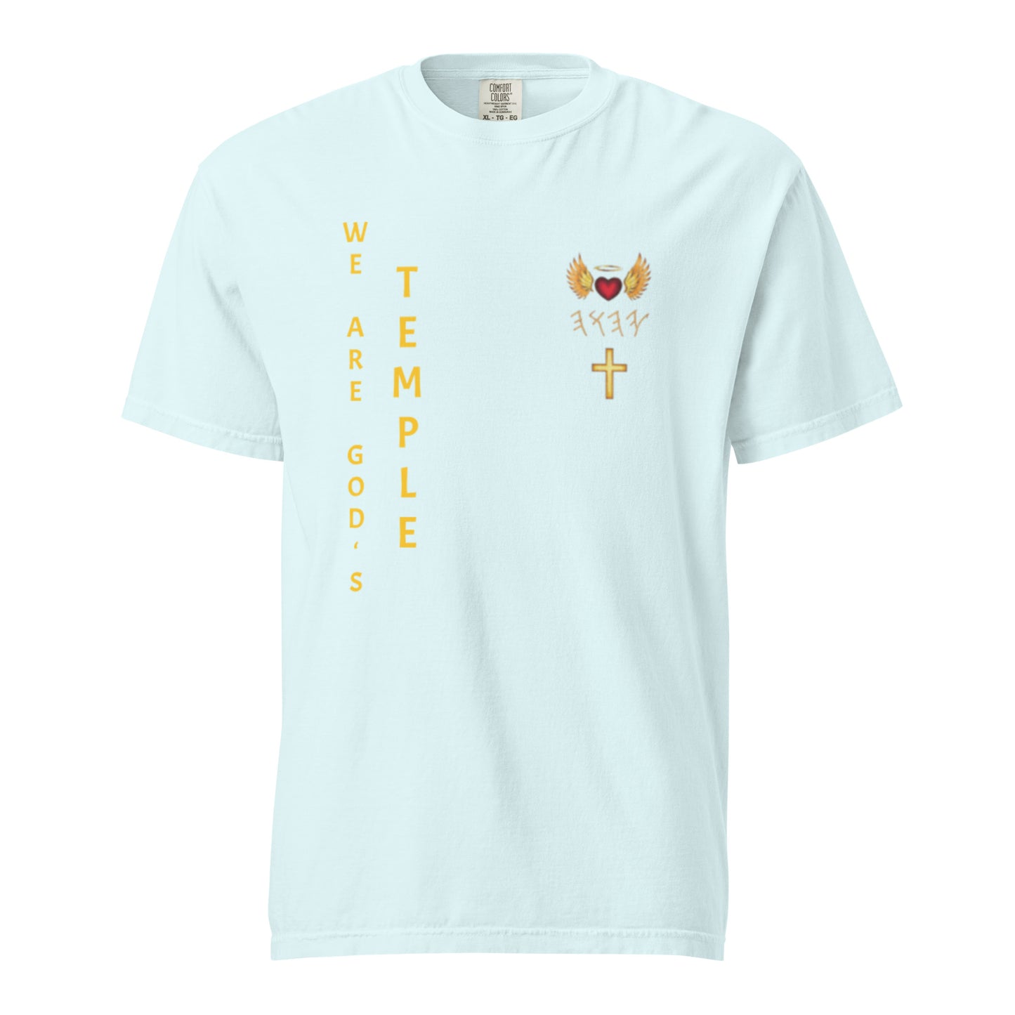 YAHUAH’s Temple S Unisex garment-dyed heavyweight t-shirt