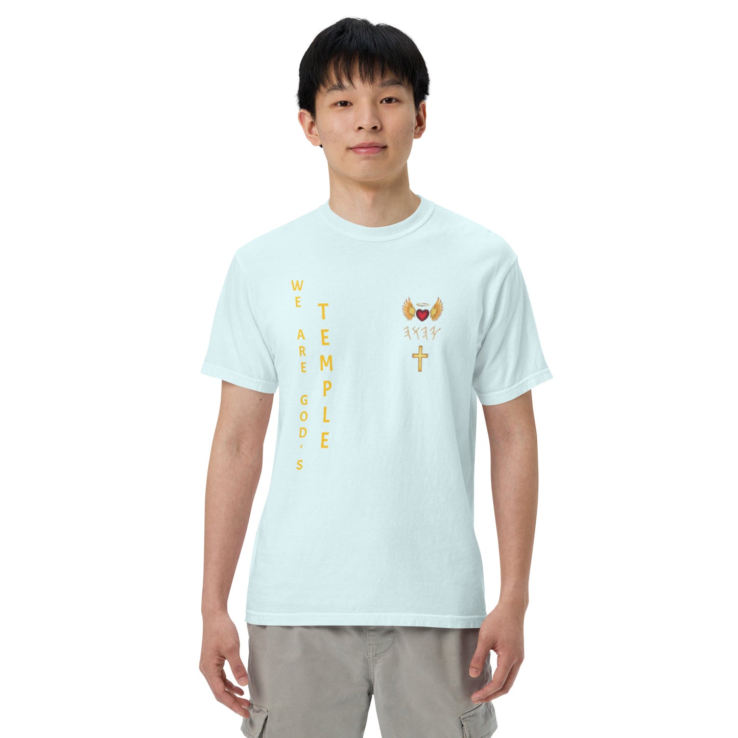 YAHUAH’s Temple S Unisex garment-dyed heavyweight t-shirt