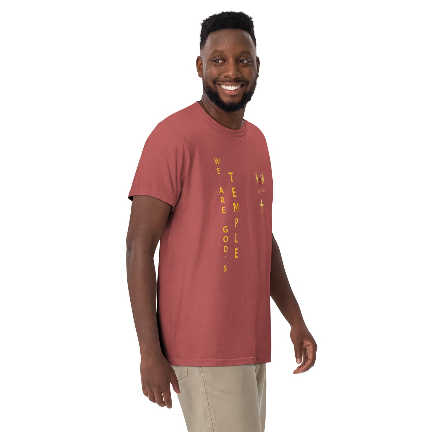 YAHUAH’s Temple S Unisex garment-dyed heavyweight t-shirt