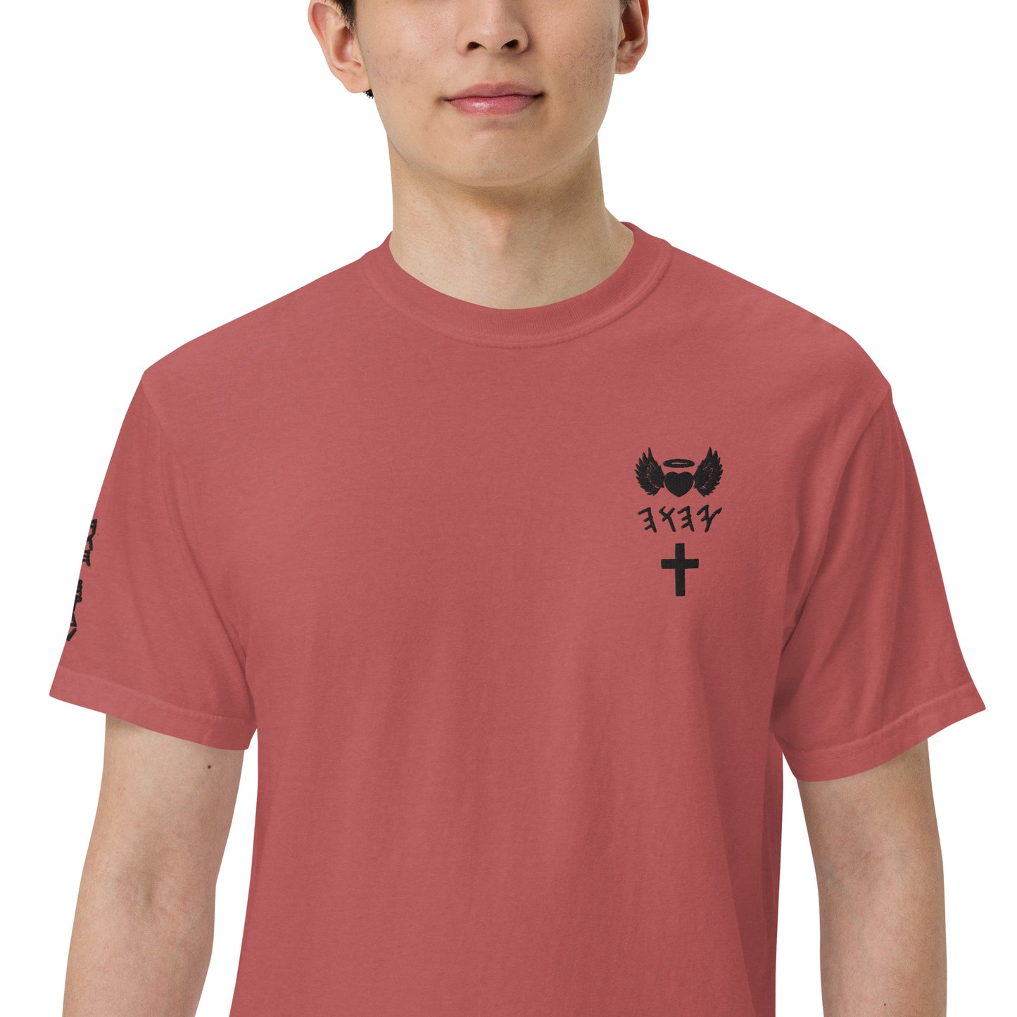 YAHUAH’s Temple S Unisex garment-dyed heavyweight t-shirt