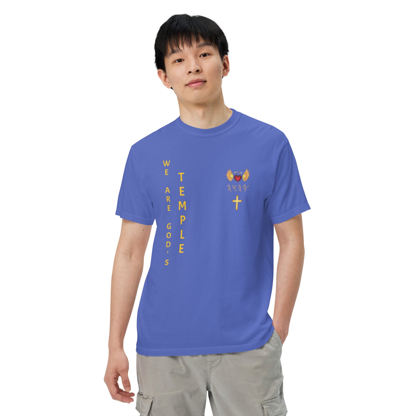 YAHUAH’s Temple S Unisex garment-dyed heavyweight t-shirt