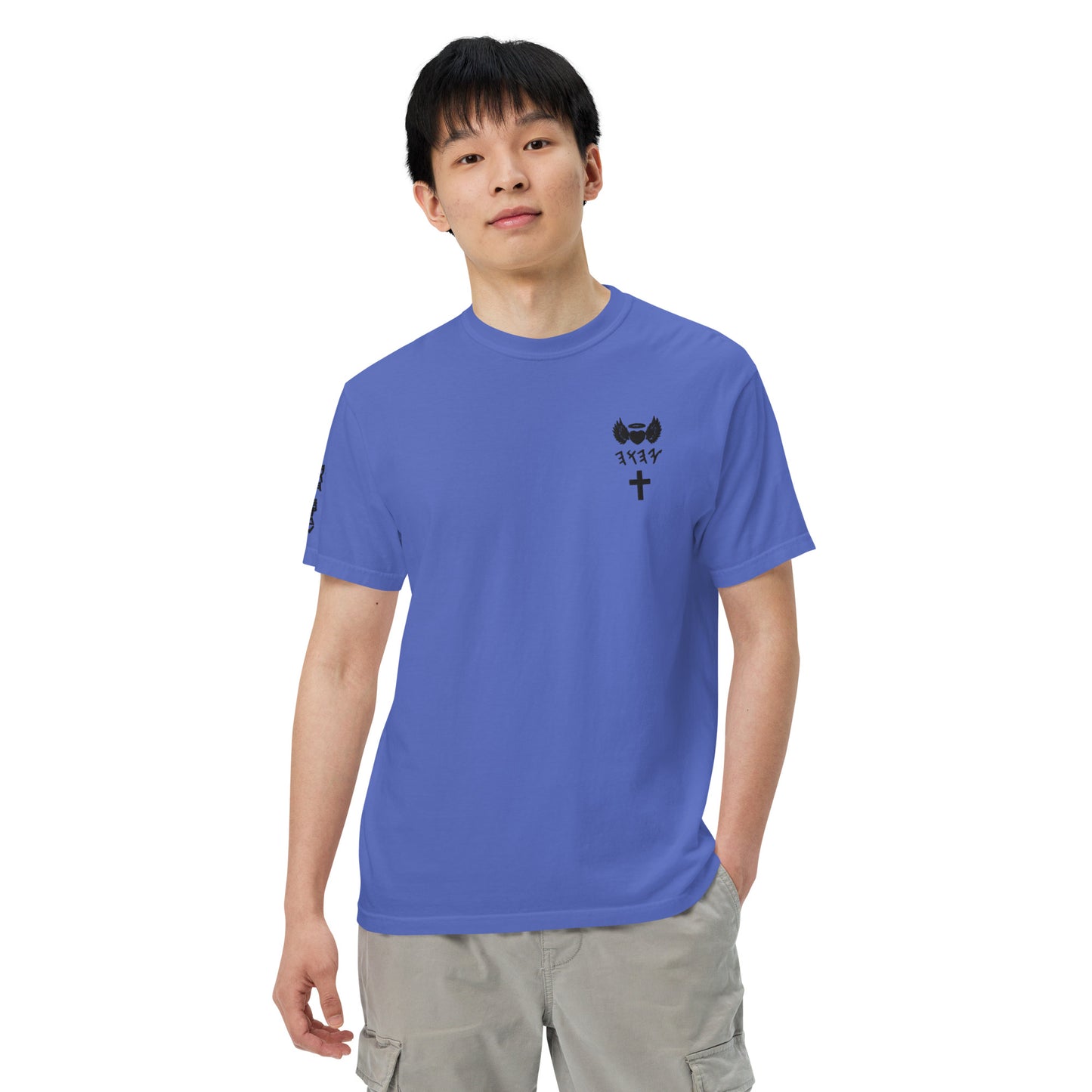 YAHUAH’s Temple S Unisex garment-dyed heavyweight t-shirt