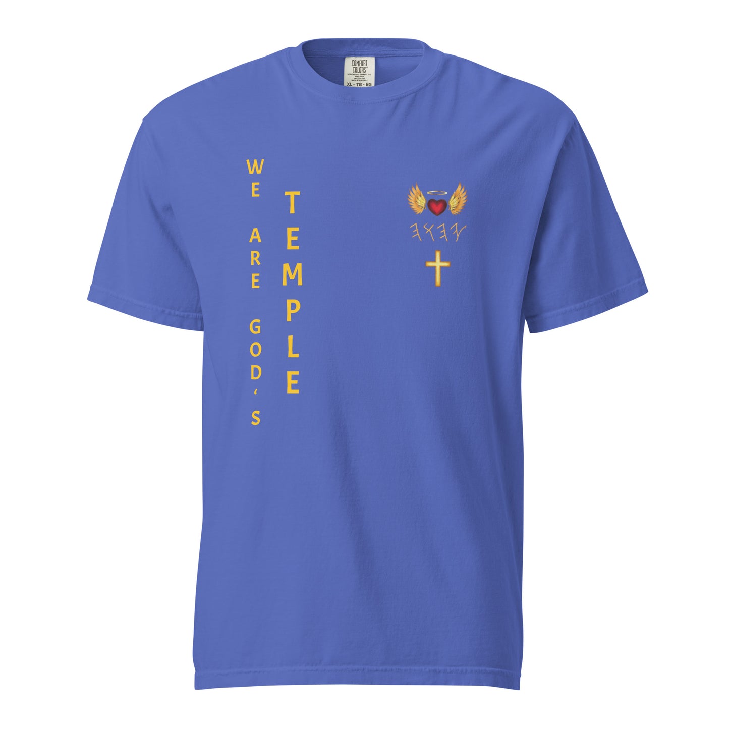 YAHUAH’s Temple S Unisex garment-dyed heavyweight t-shirt