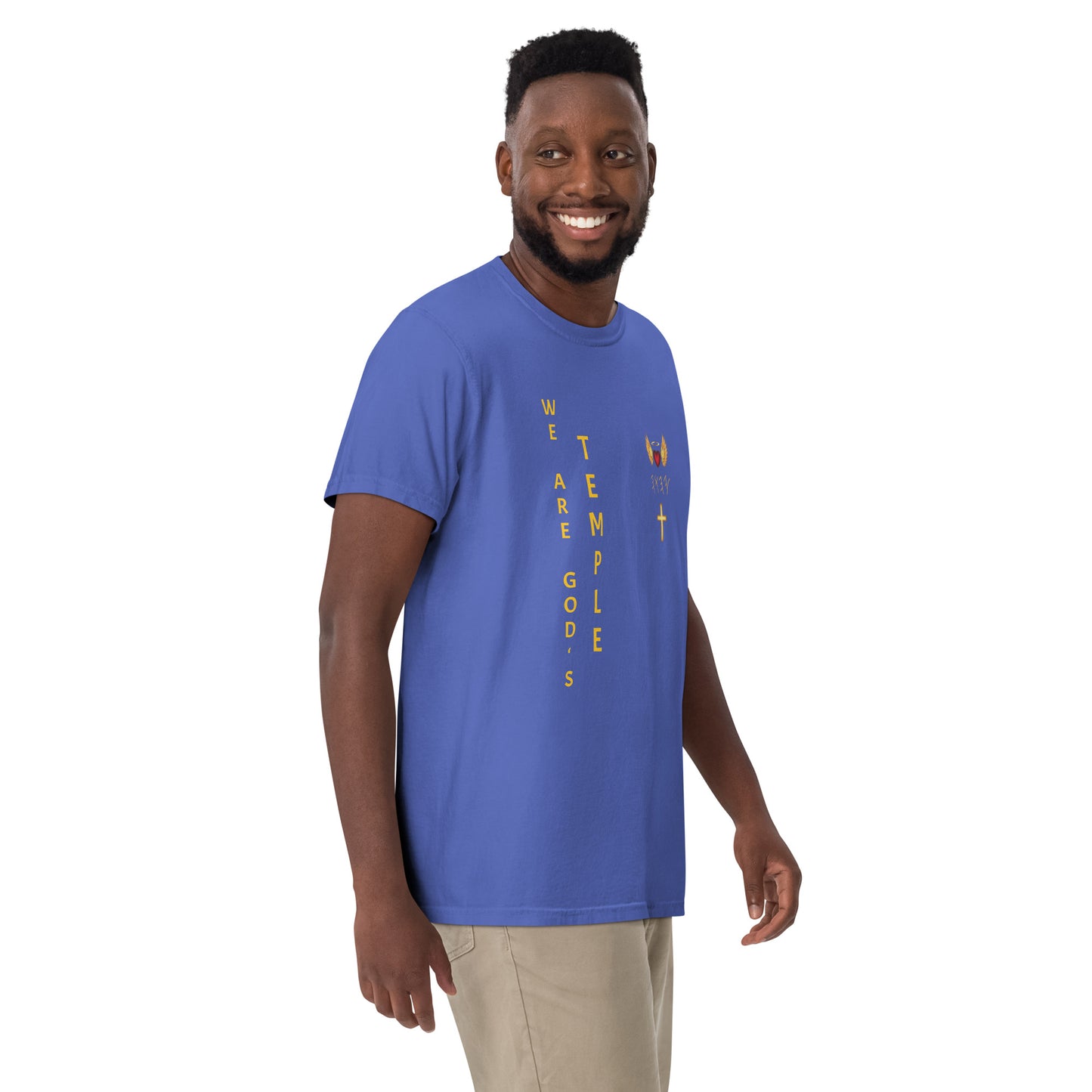 YAHUAH’s Temple S Unisex garment-dyed heavyweight t-shirt